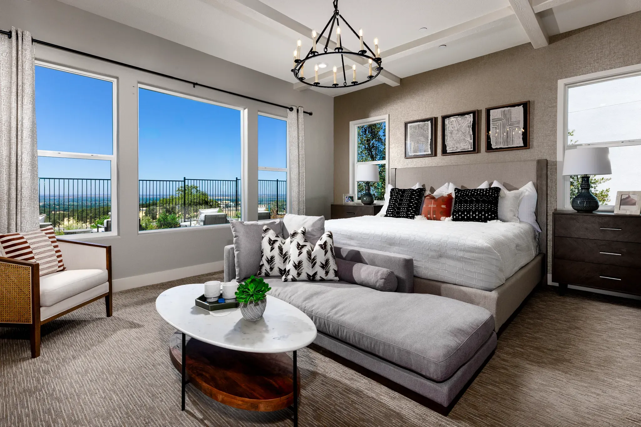 Primary Bedroom of Vertex Model Home
