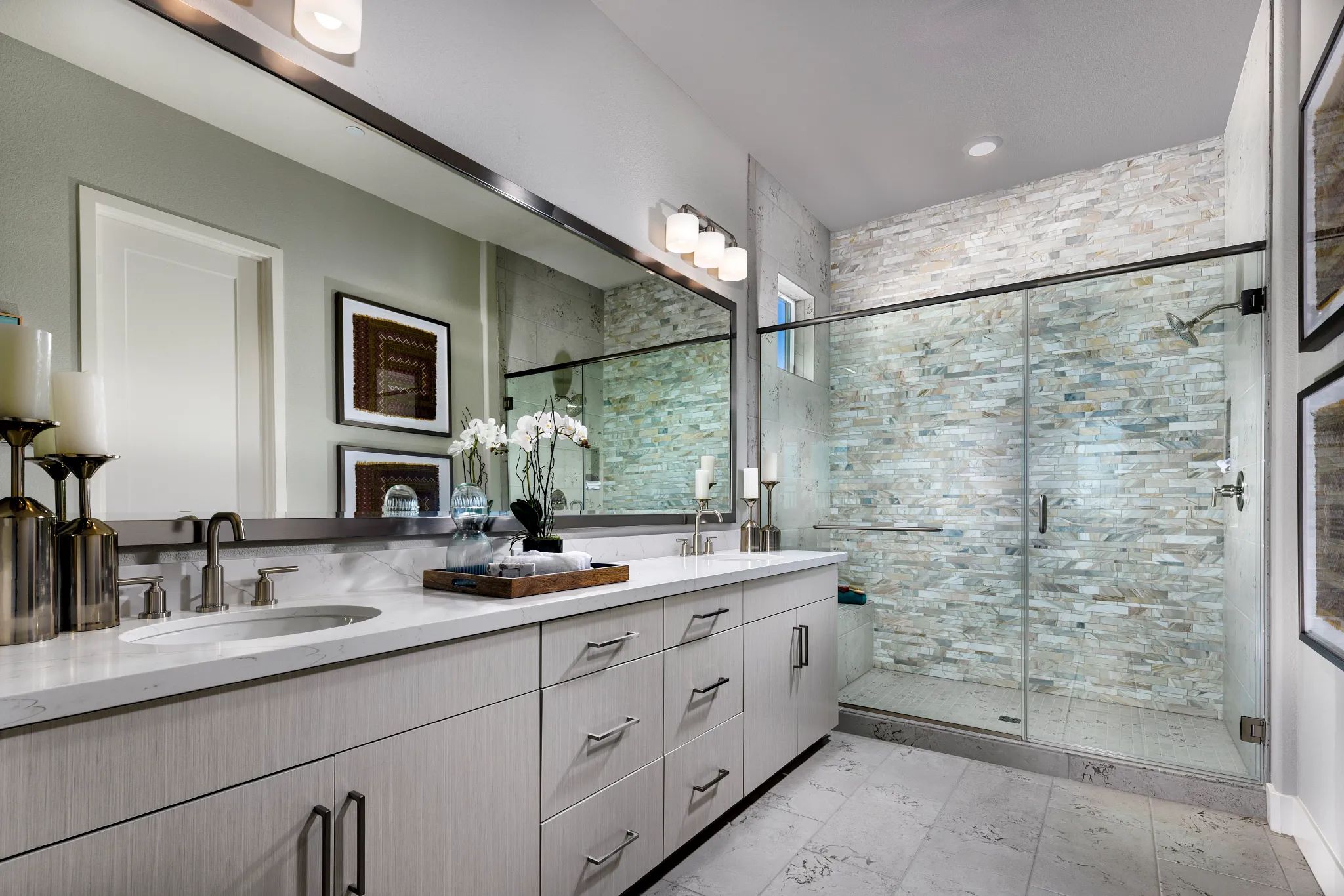 Primary Bathroom of Vertex Model Home