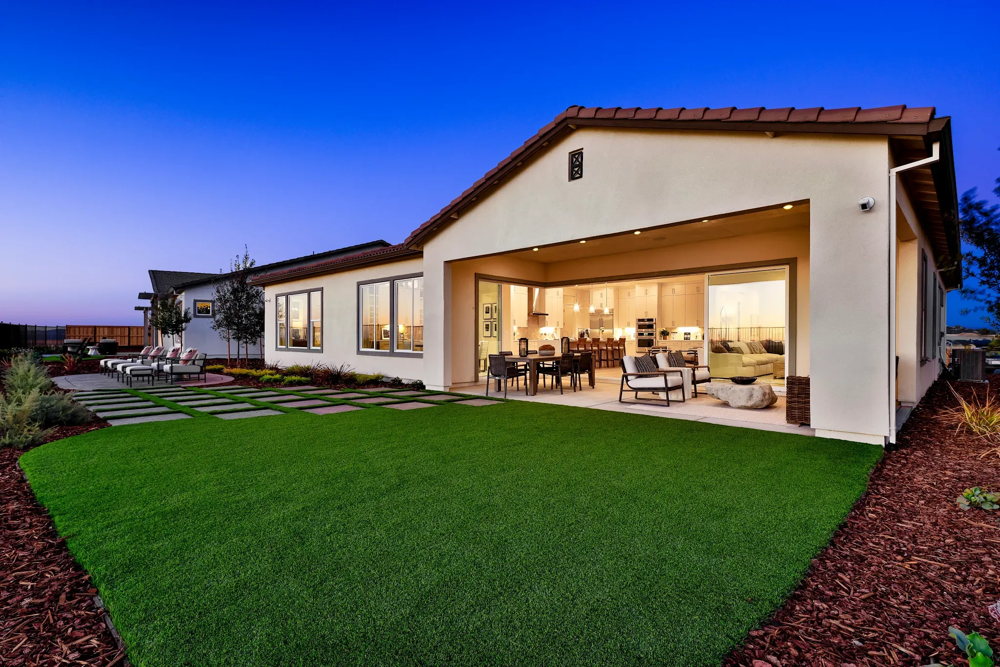 Covered Patio of Vertex Model Home