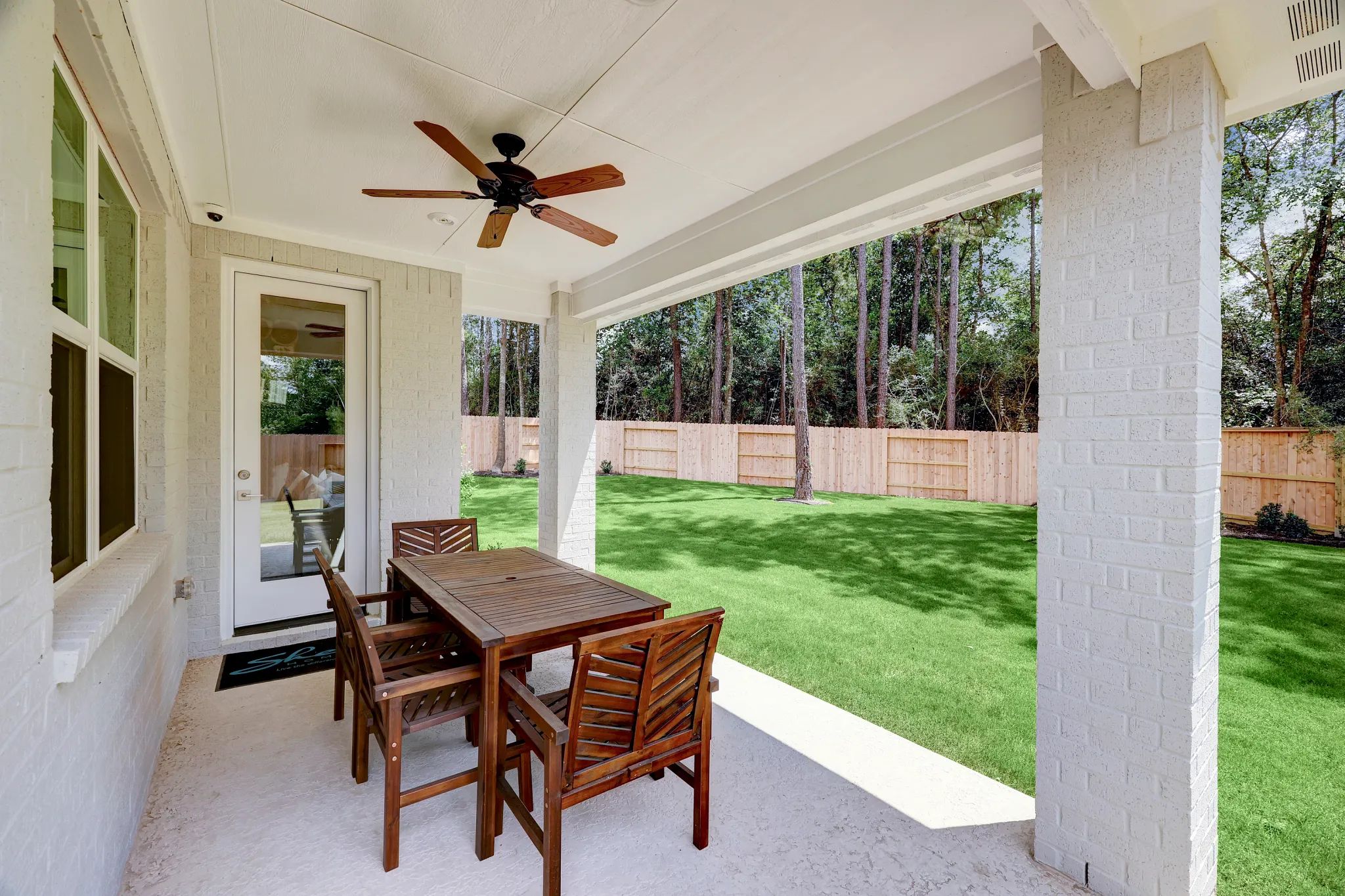 Plan 3079 patio - staged