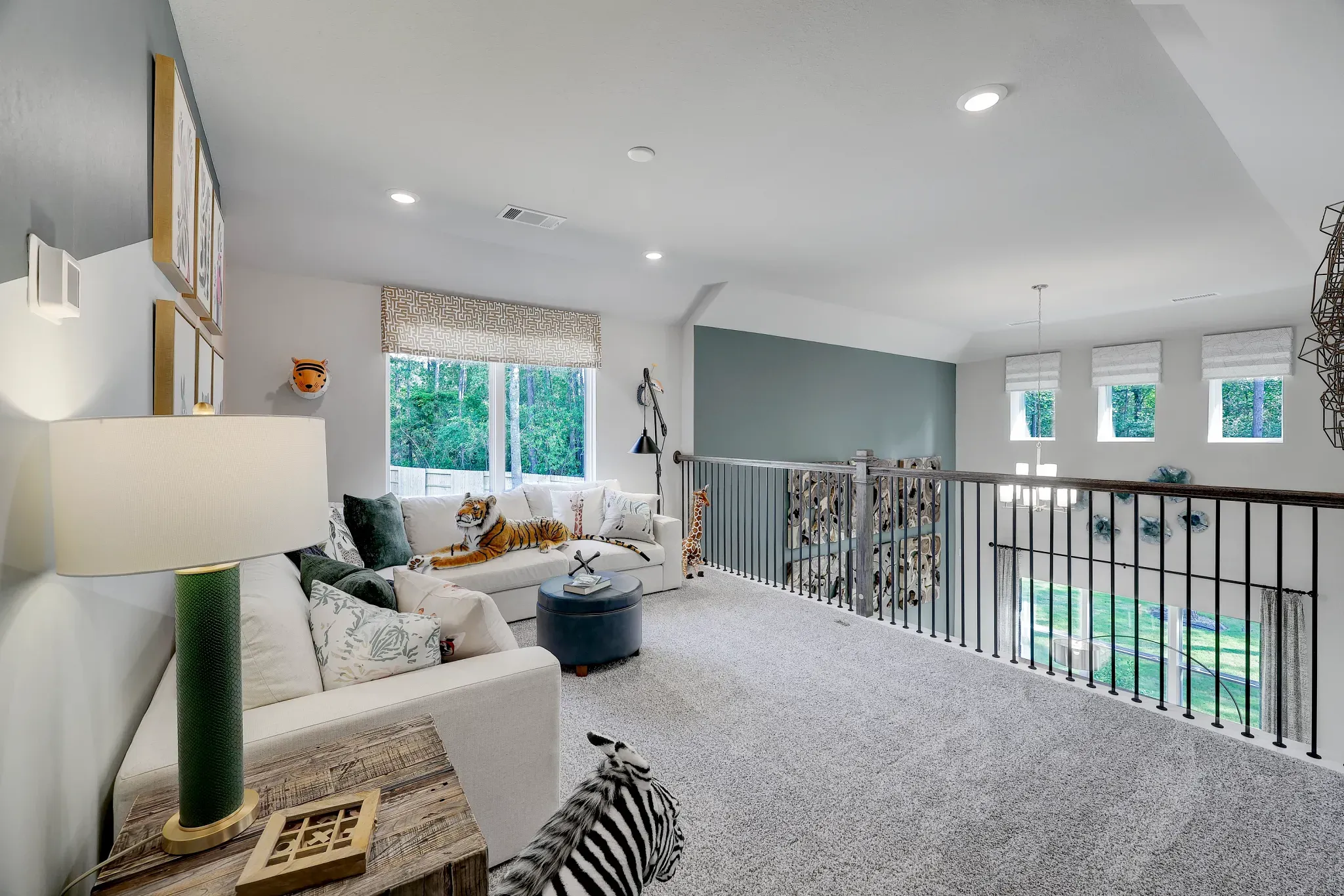 Plan 3079 loft - staged