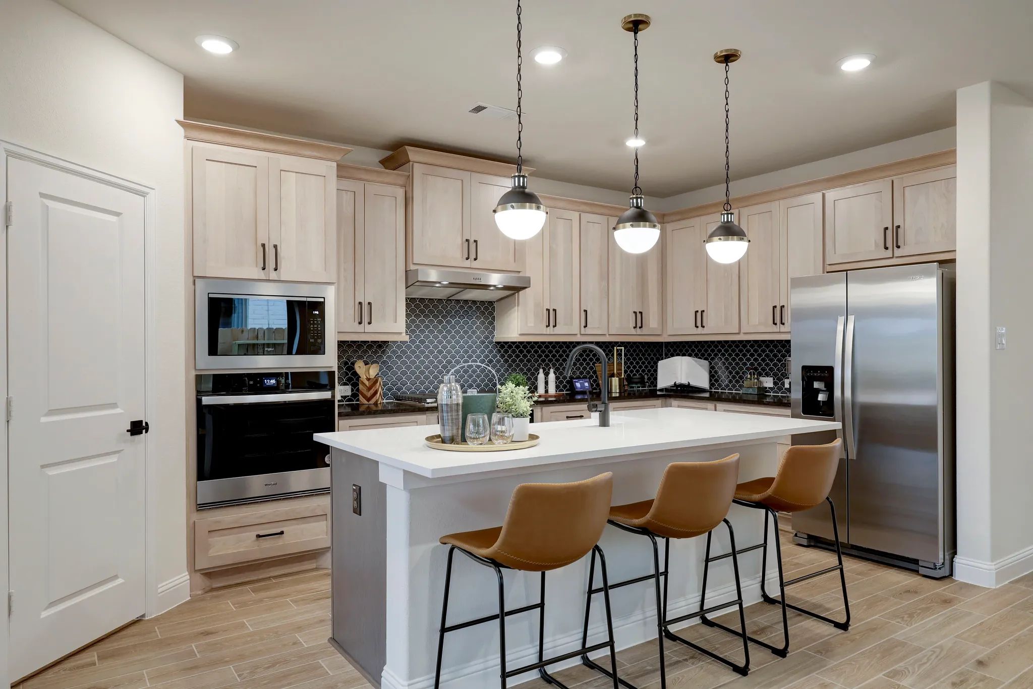Plan 3059 kitchen - staged