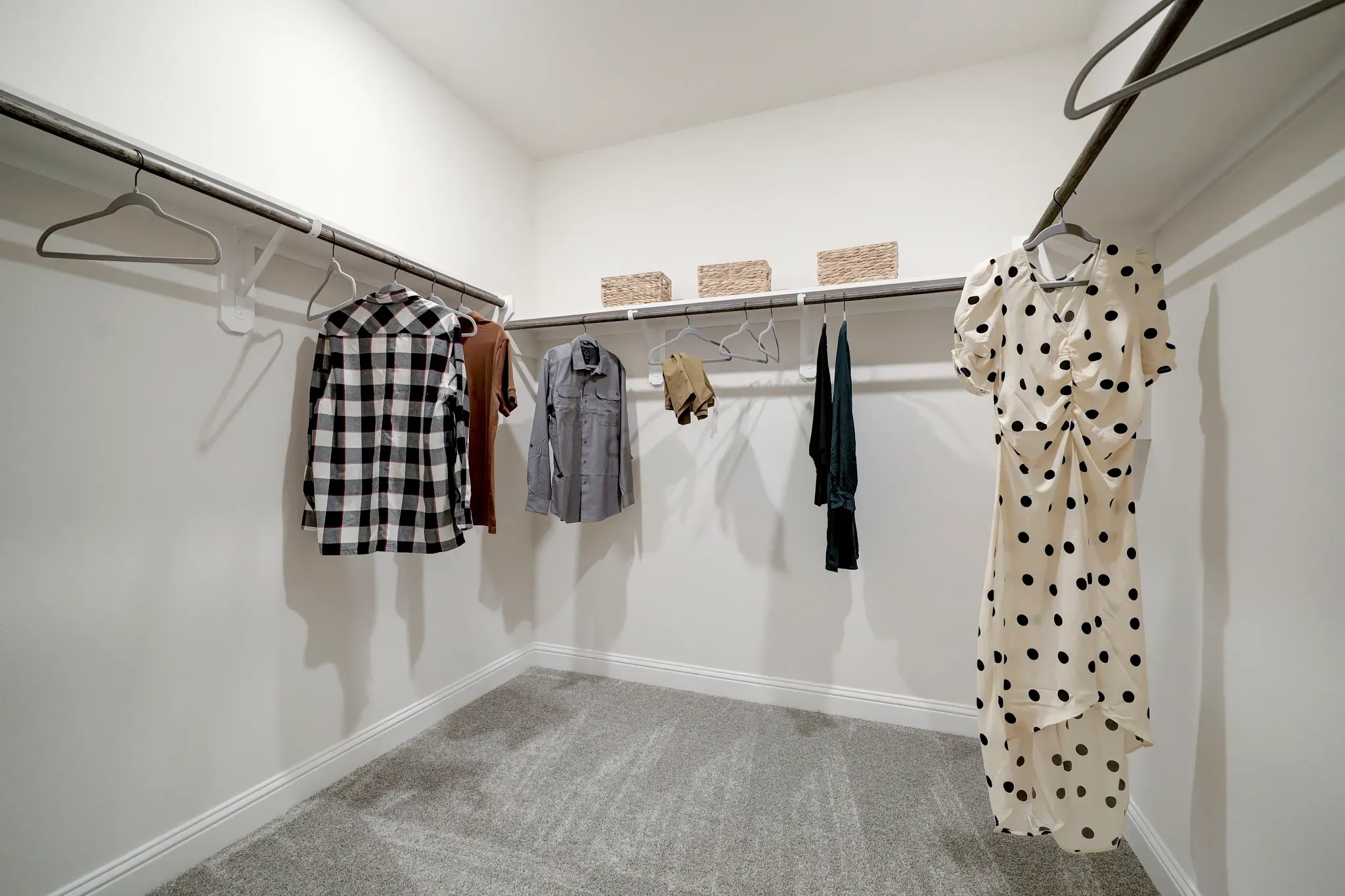 Plan 3059 closet - staged
