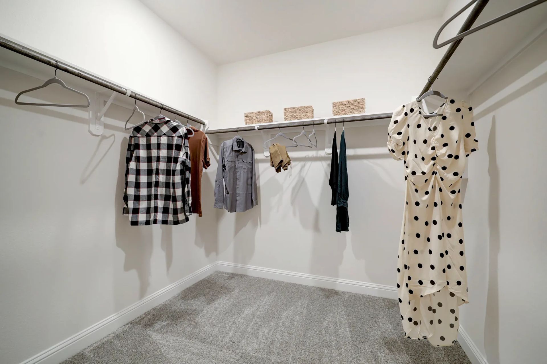 Plan 3059 closet - staged
