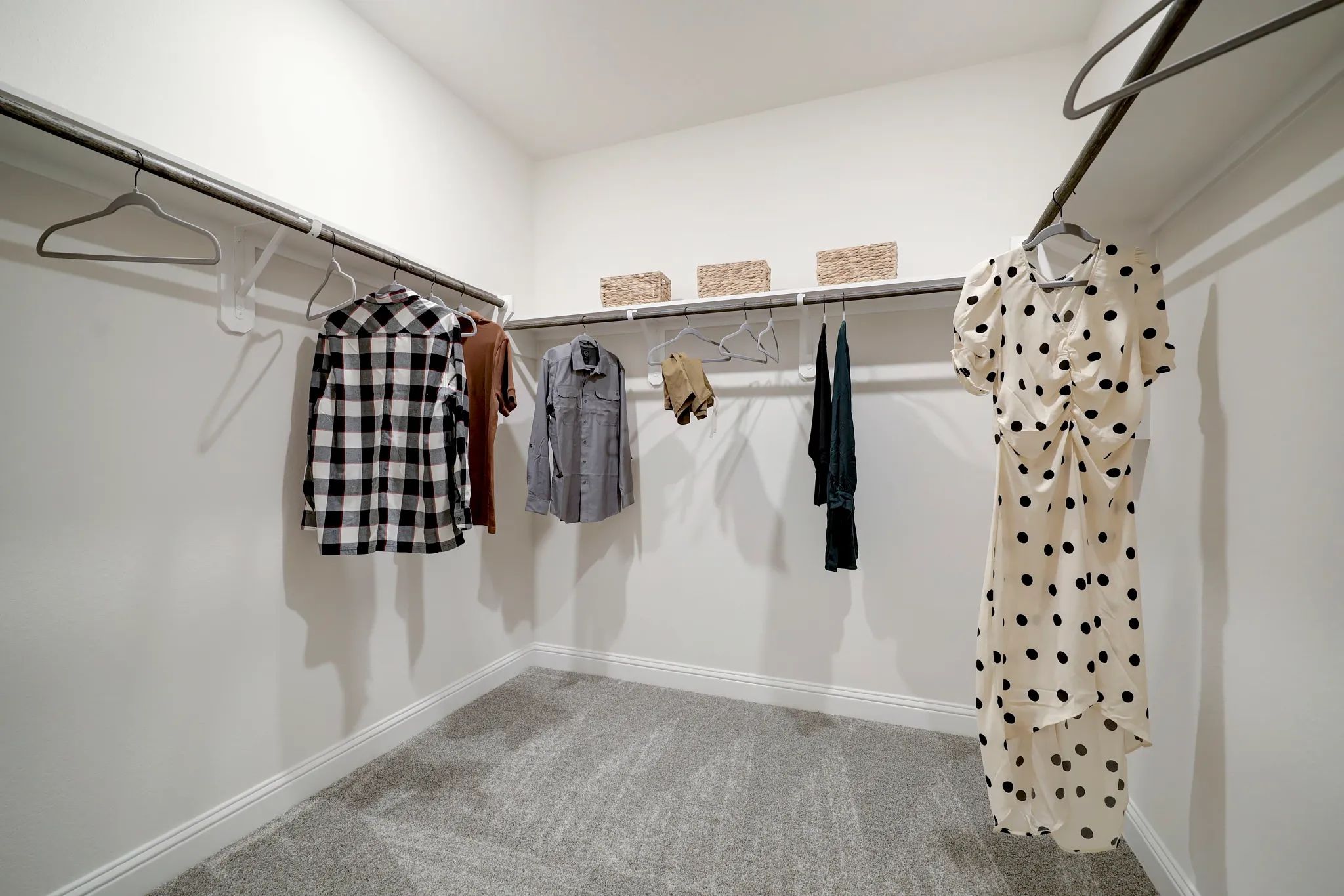 Plan 3059 closet - staged