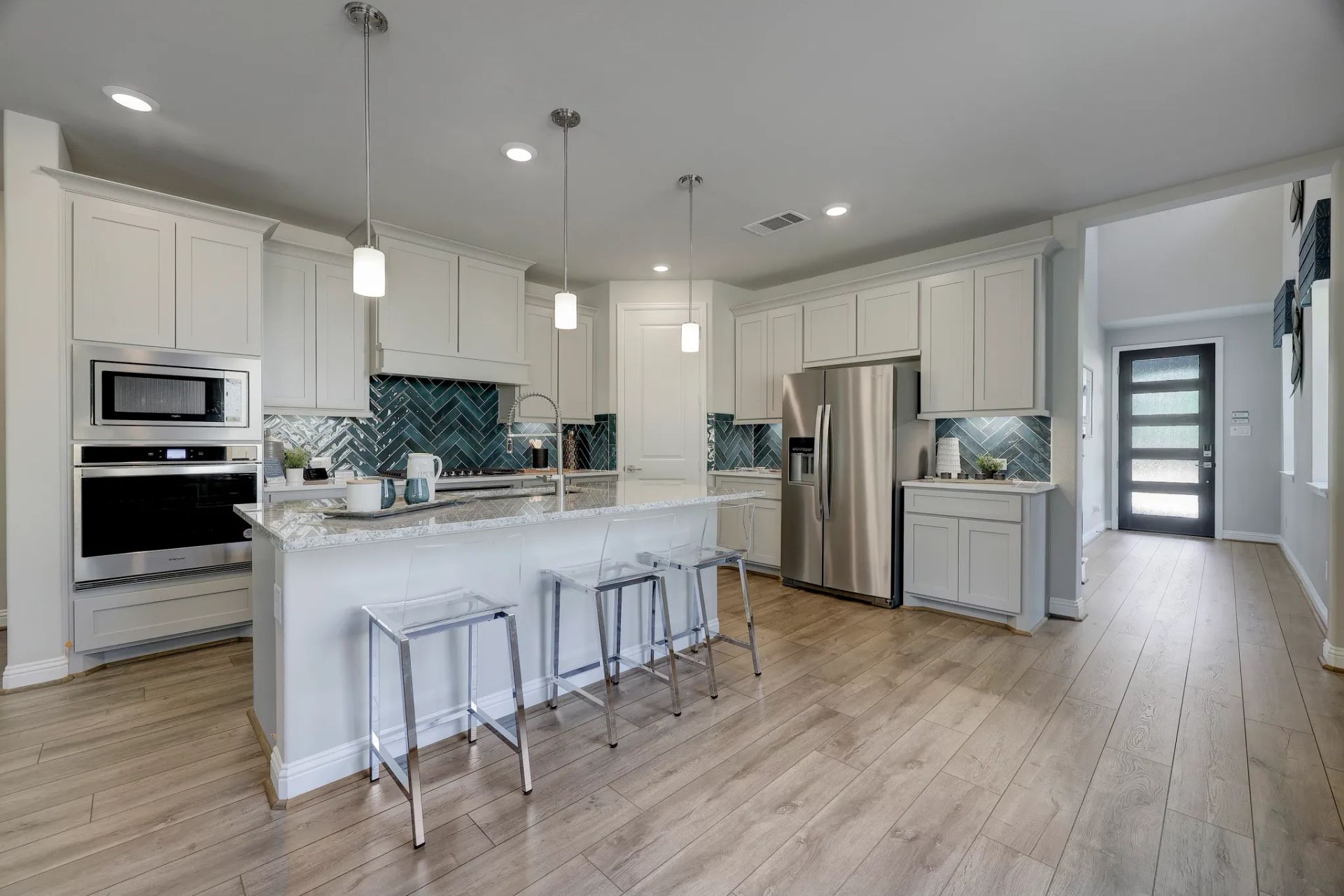Plan 3079 kitchen - staged