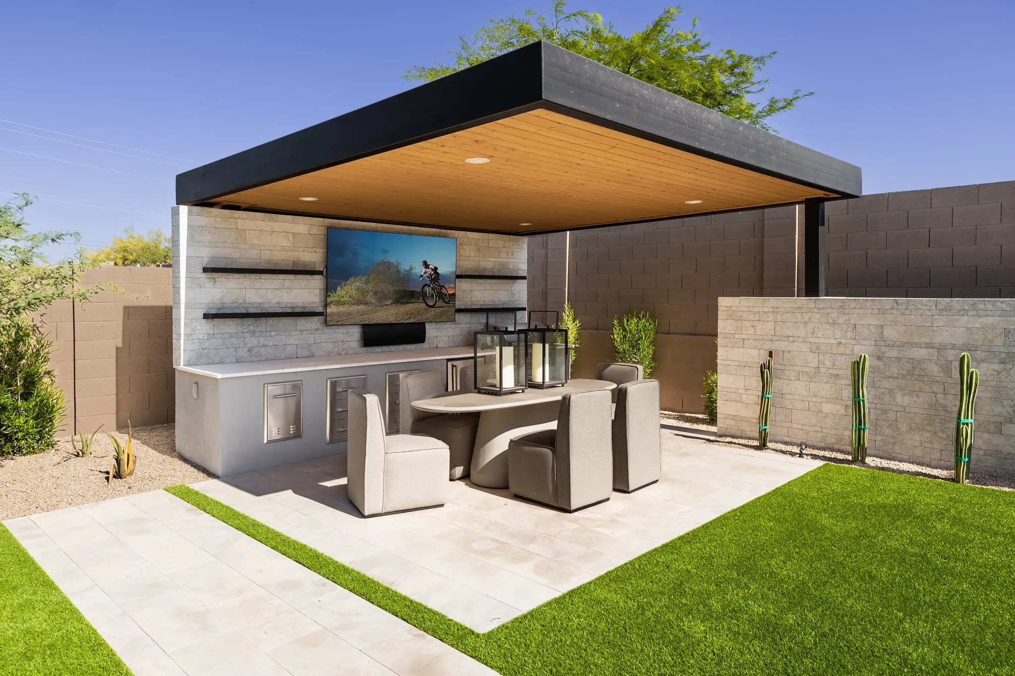 Plan 7024 BBQ Ramada