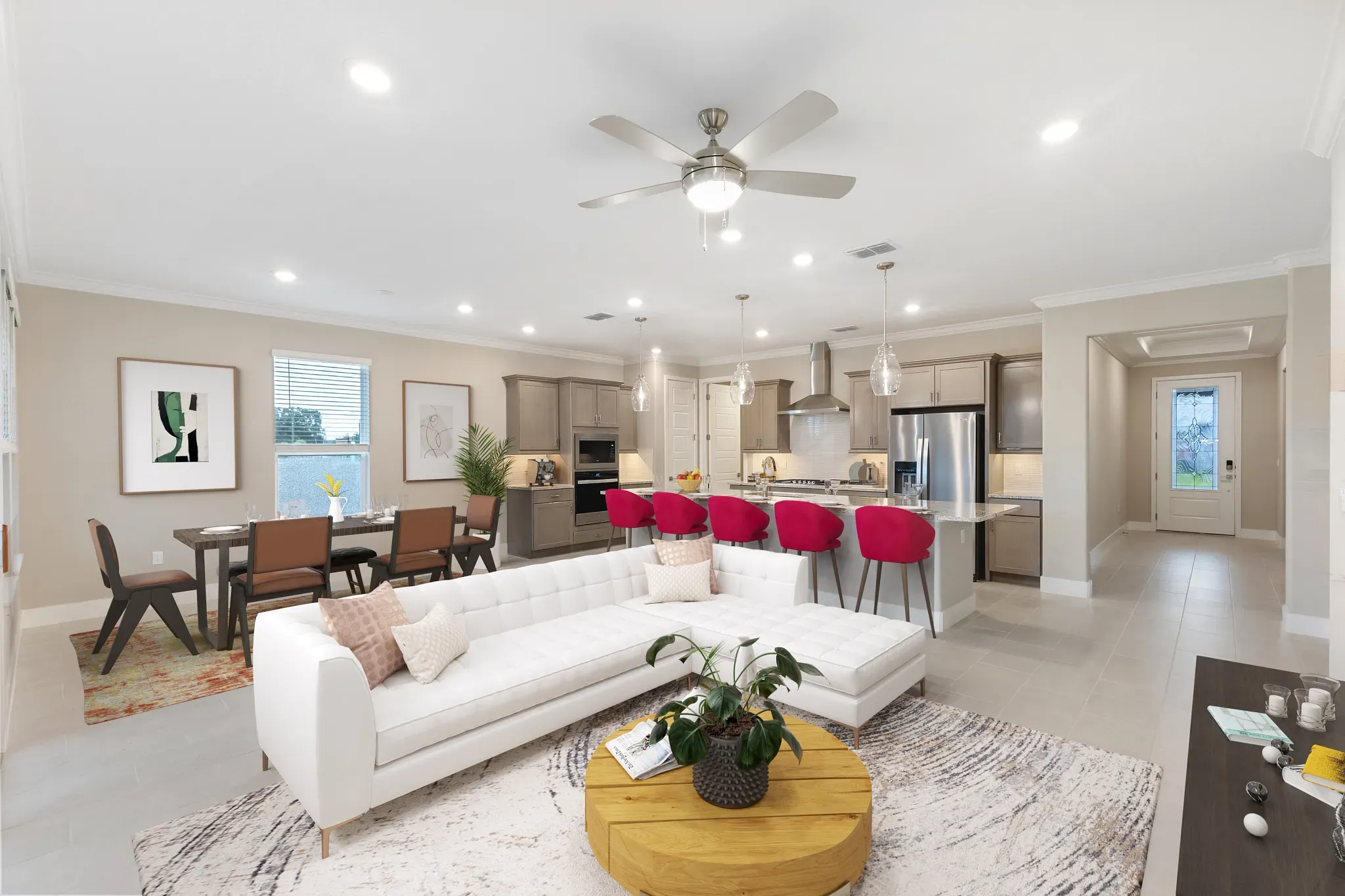 Virtually Staged Great Room