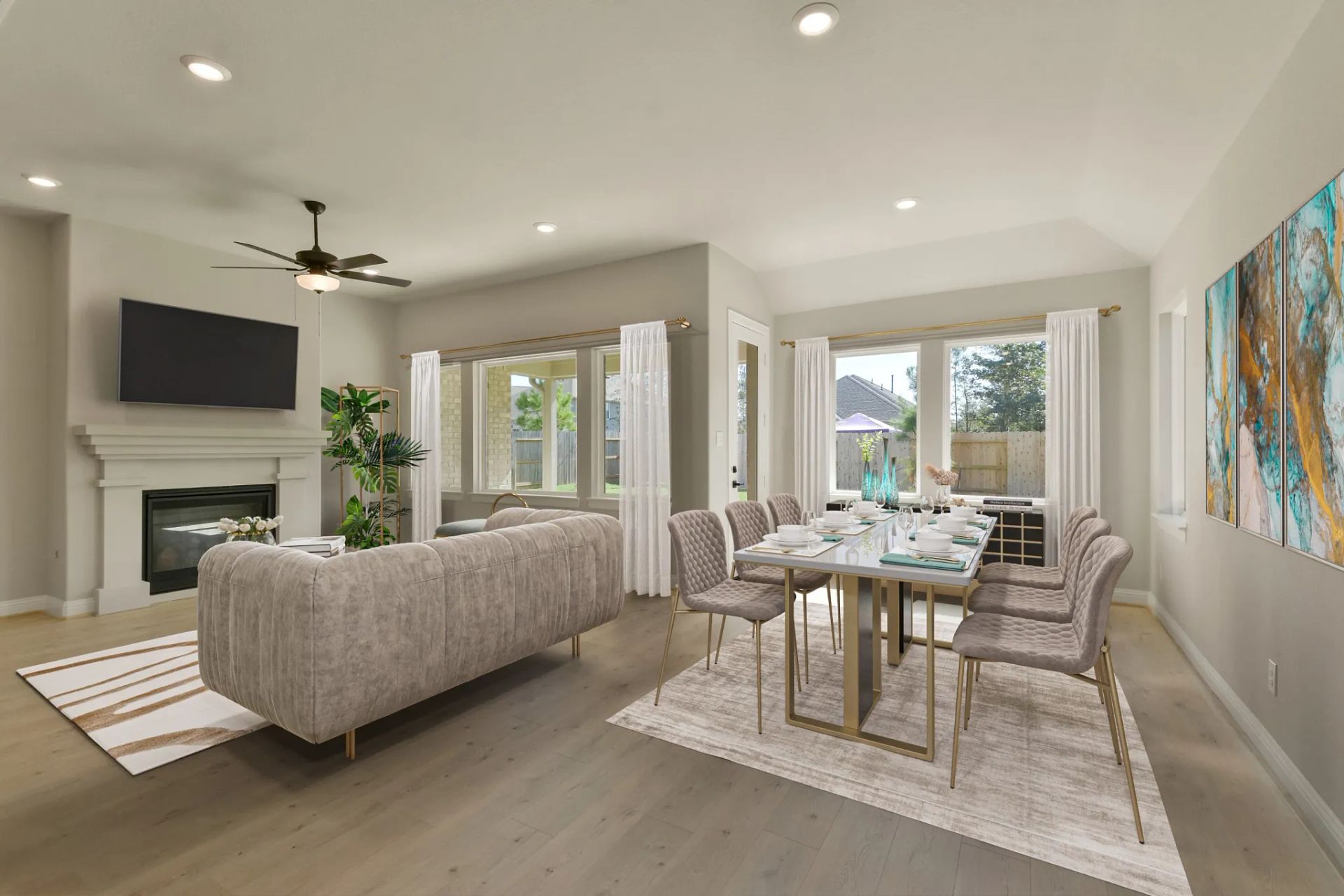 Plan 4046 great room
