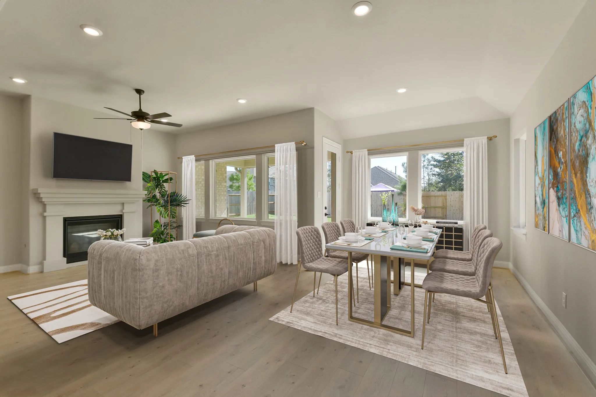Plan 4046 great room