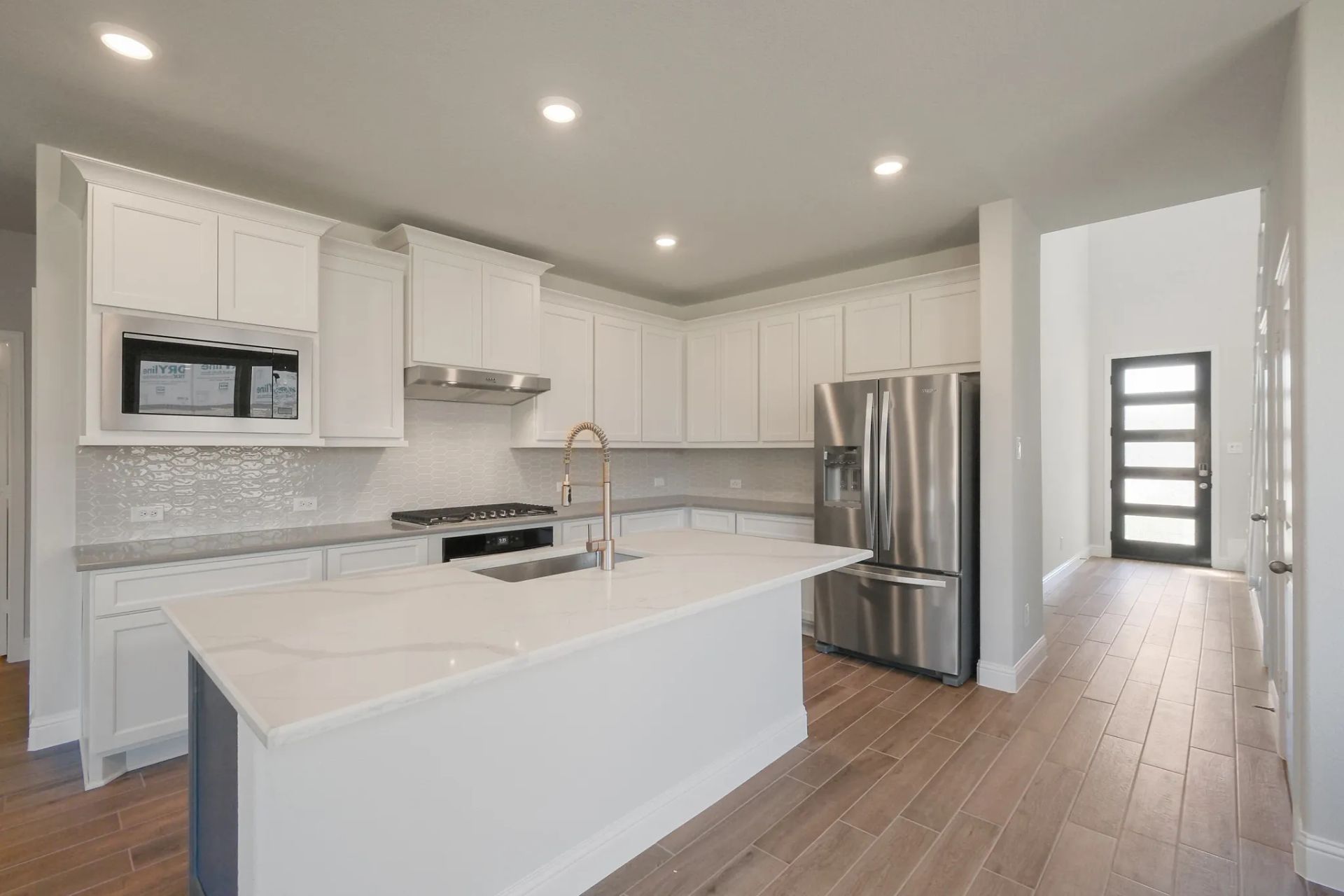 Plan 3049 kitchen - staged