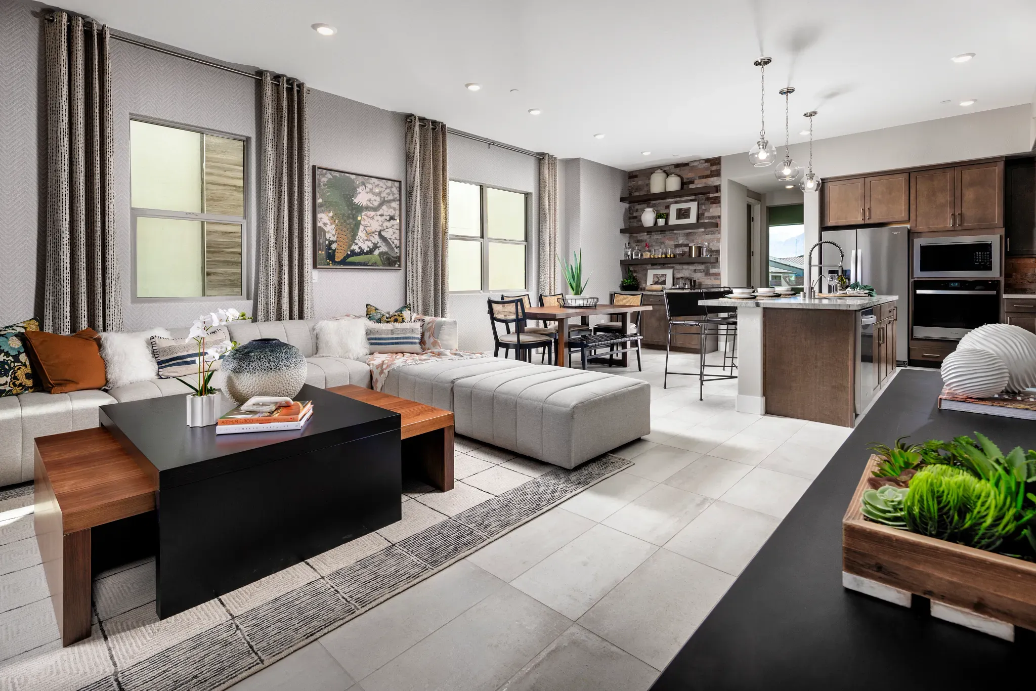 Model Home Great Room & Kitchen