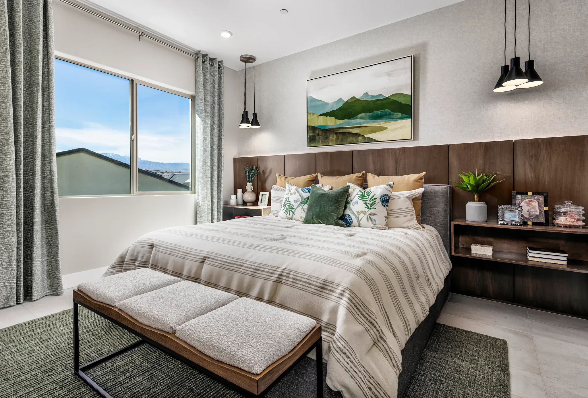 Model Home Primary Bed