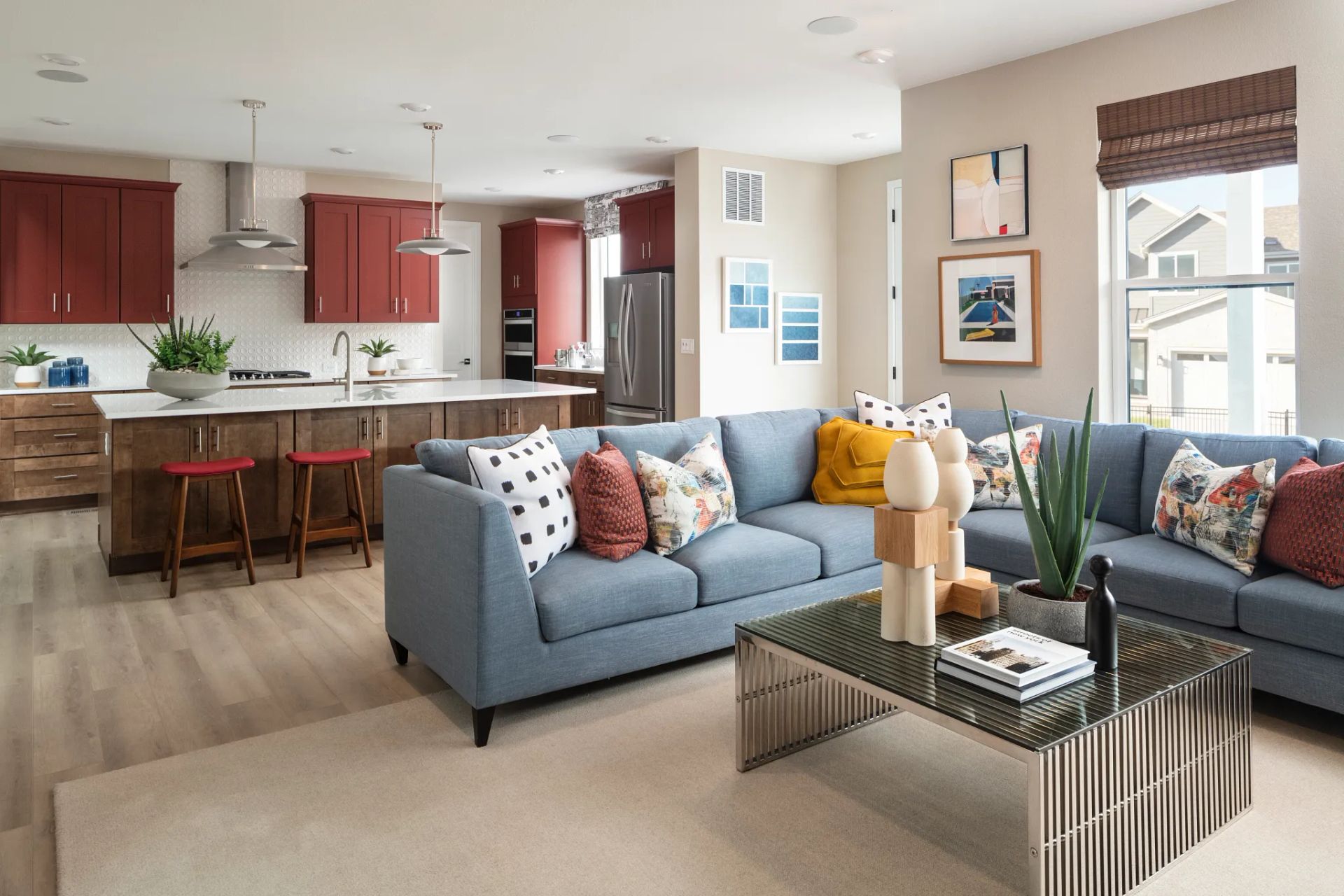 Eliot Model Great Room + Kitchen
