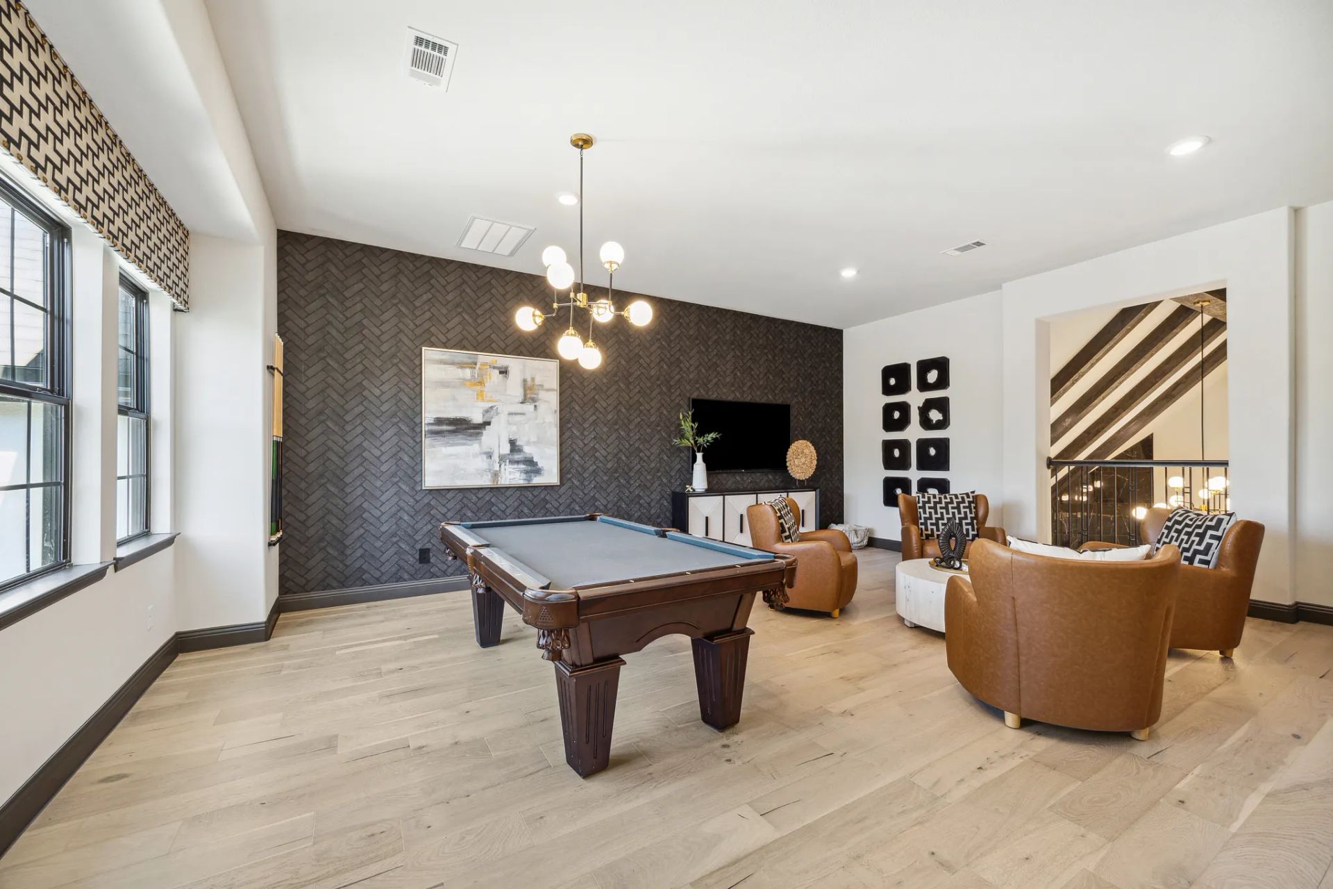 Plan 6020 Game Room - Staged
