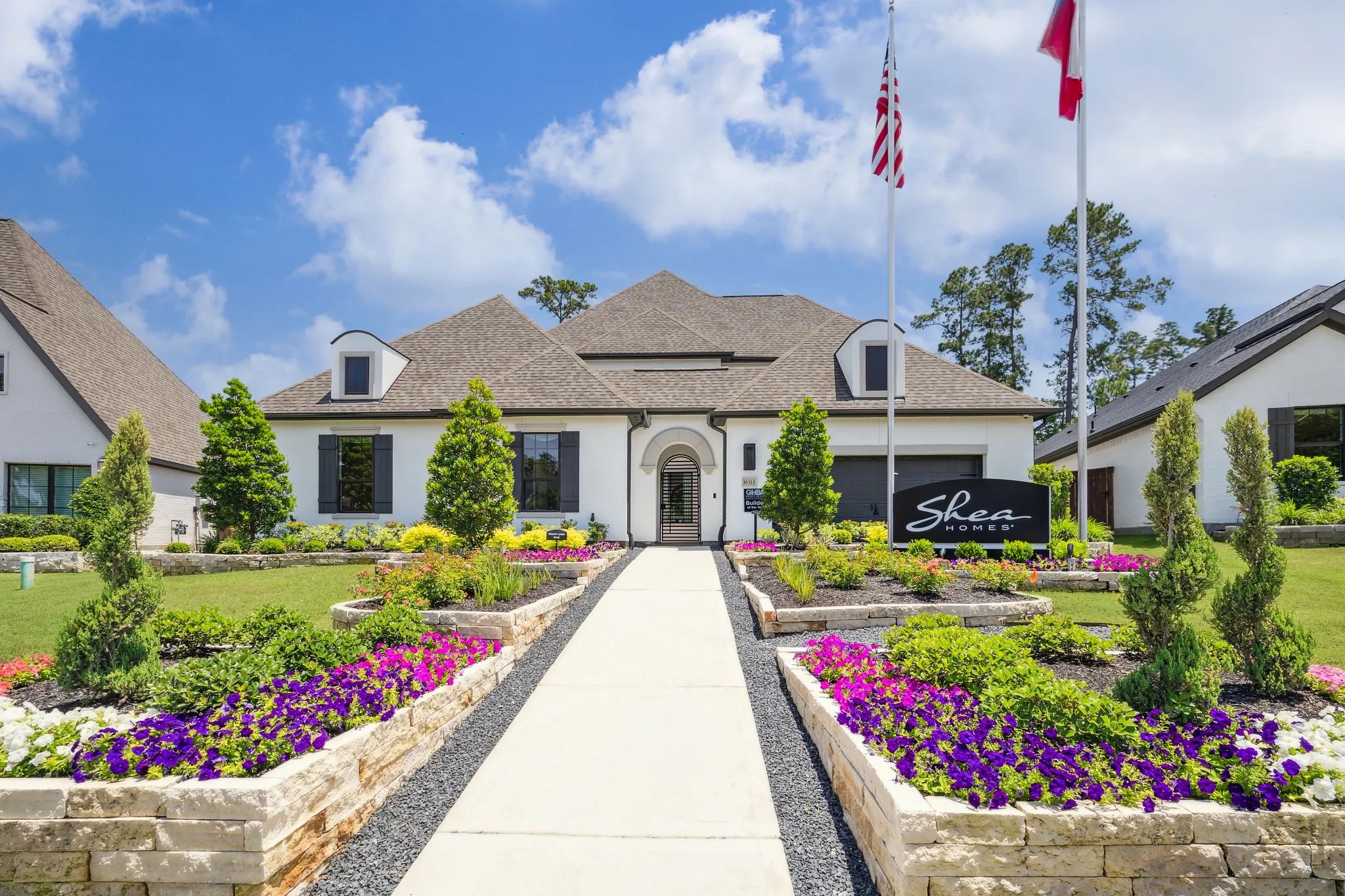 Plan 6020 model at Evergreen - exterior