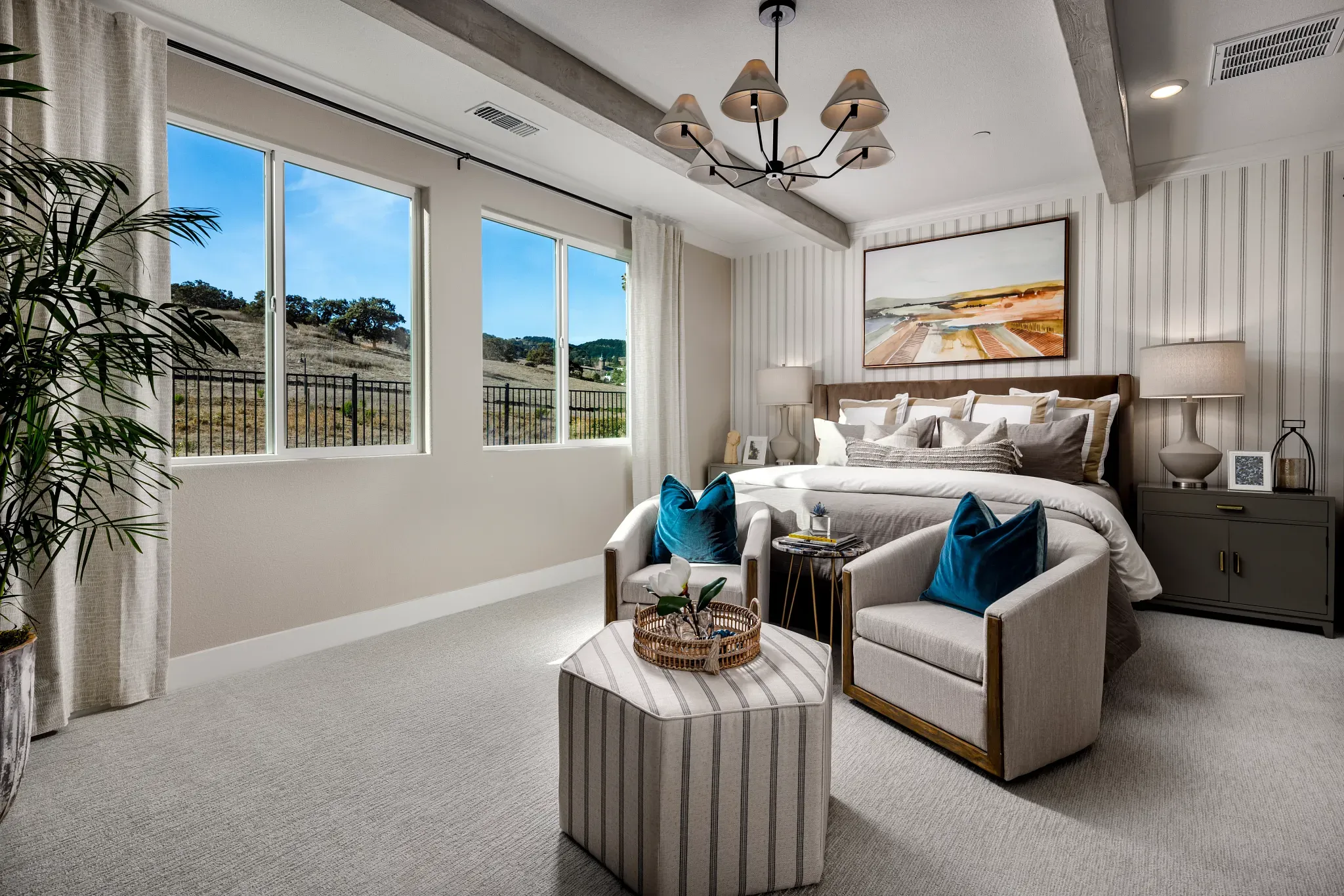 Primary Bedroom of the Connect Model Home