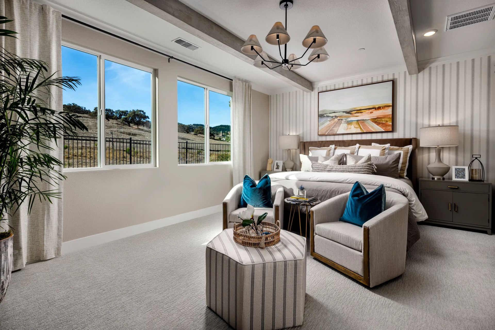 Primary Bedroom of the Connect Model Home