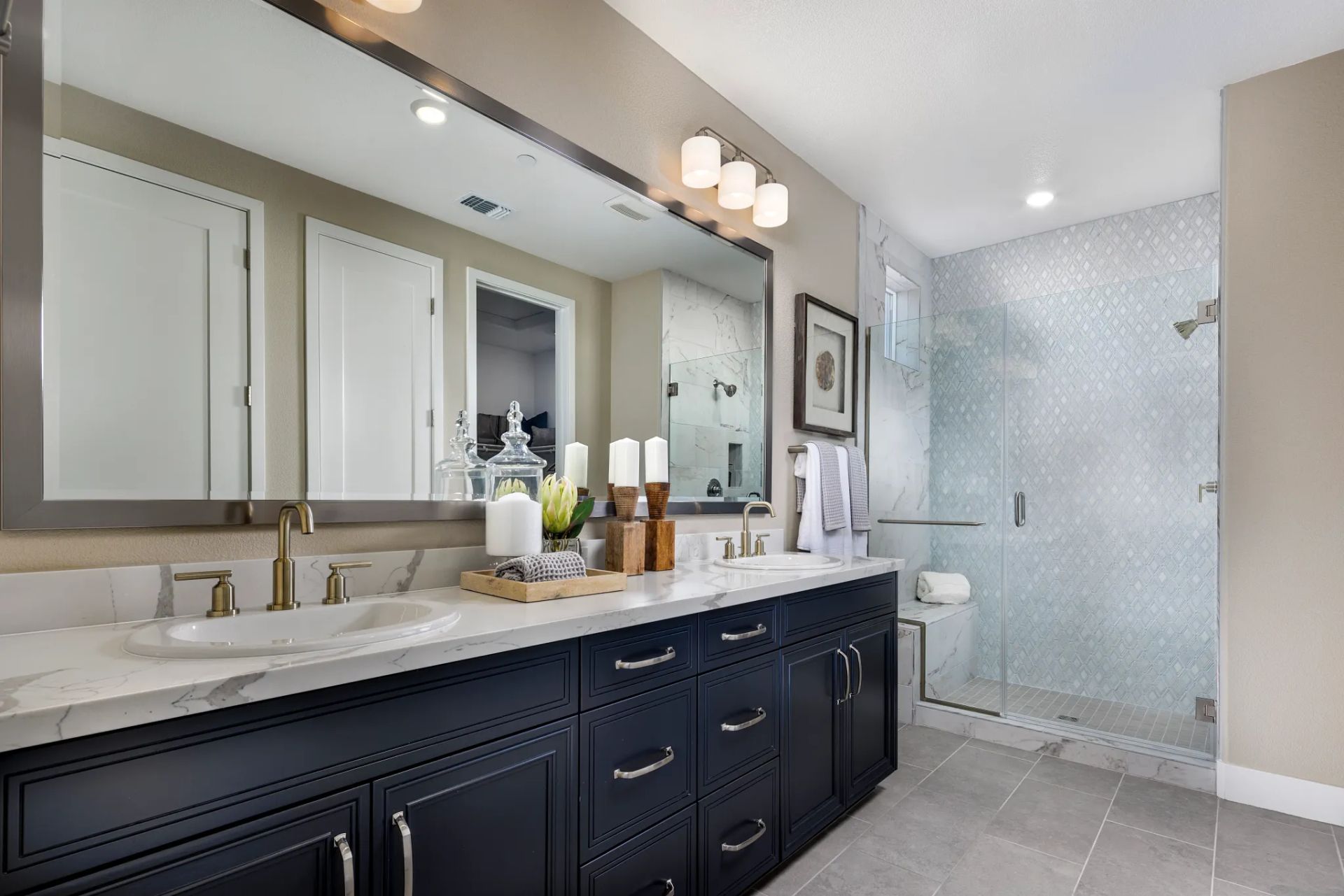 Primary Bathroom of the Connect Model Home