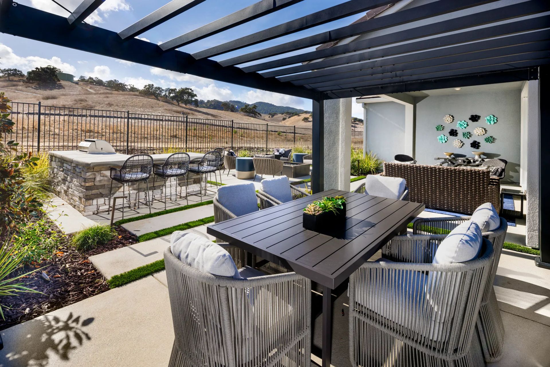Covered Patio of the Connect Model Home
