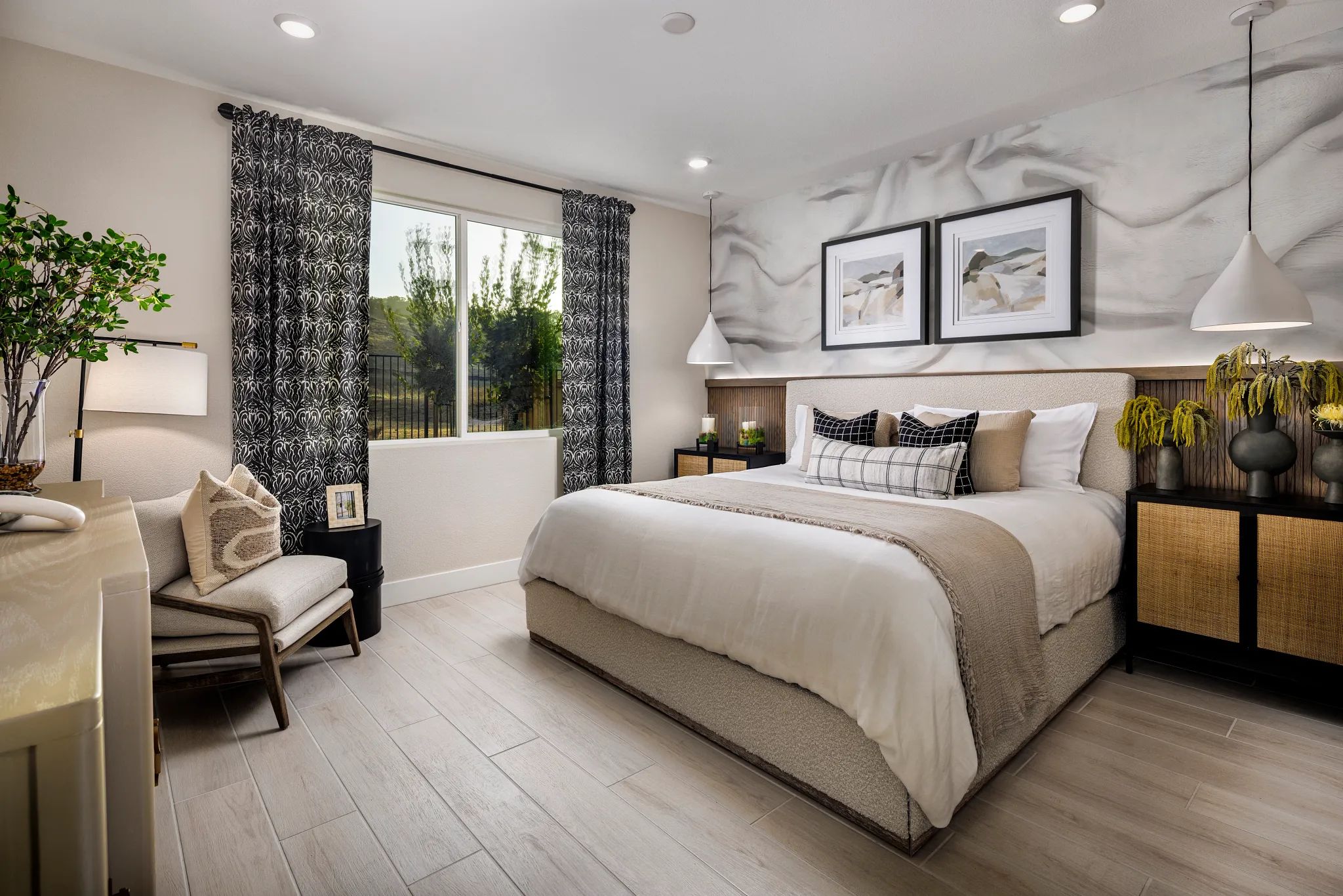 Primary Bedroom of the Dream Model Home