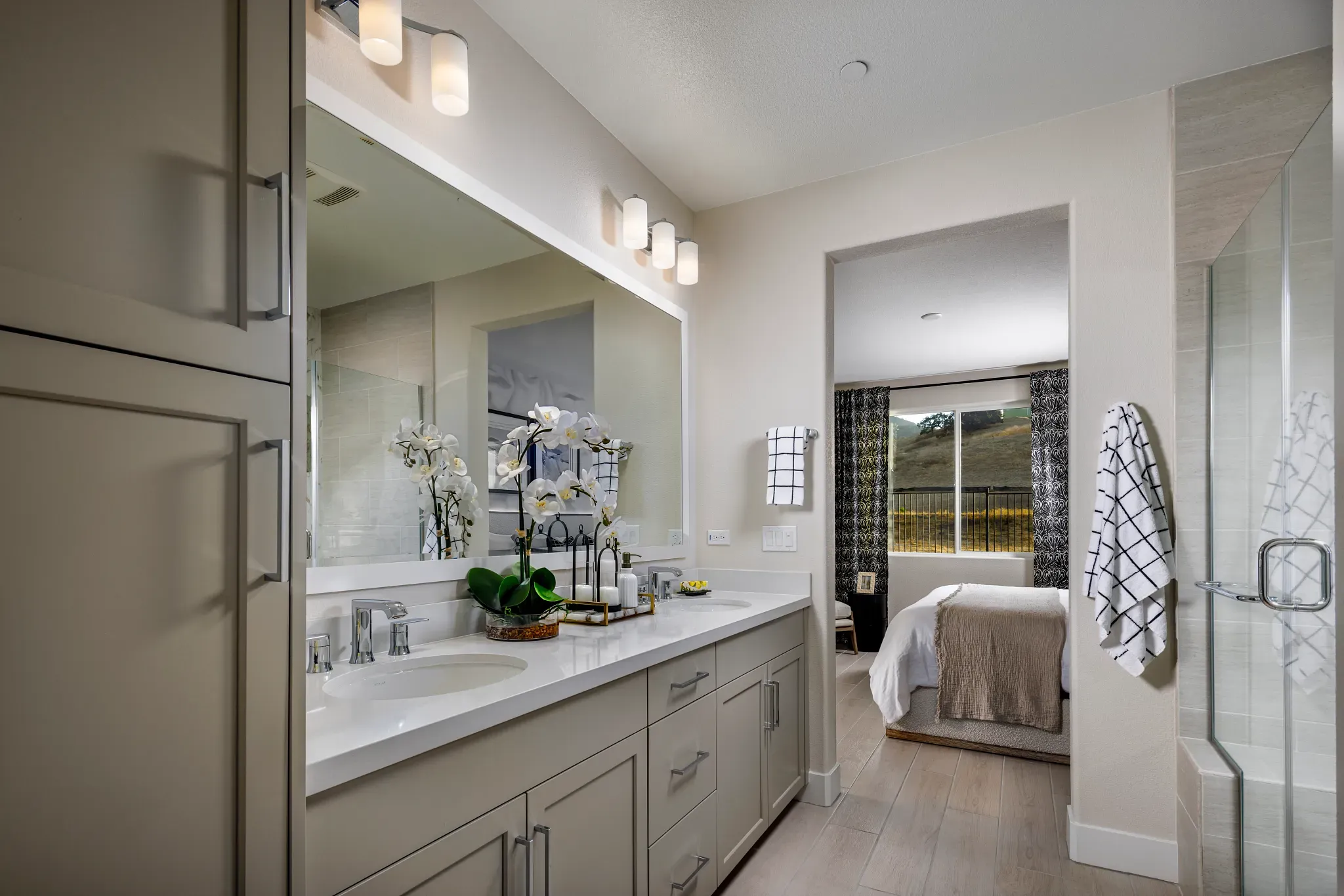 Primary Bathroom of the Dream Model Home