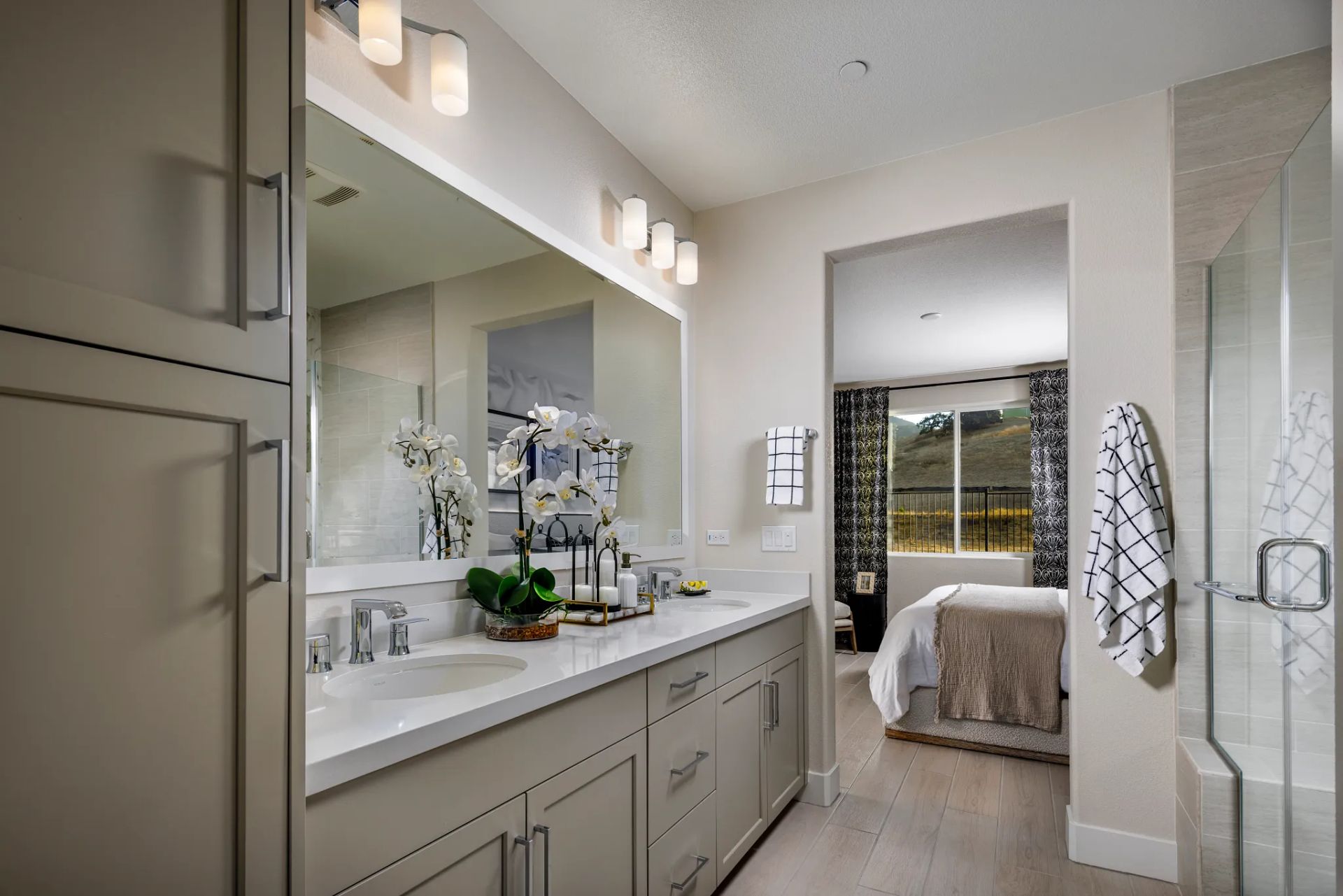 Primary Bathroom of the Dream Model Home