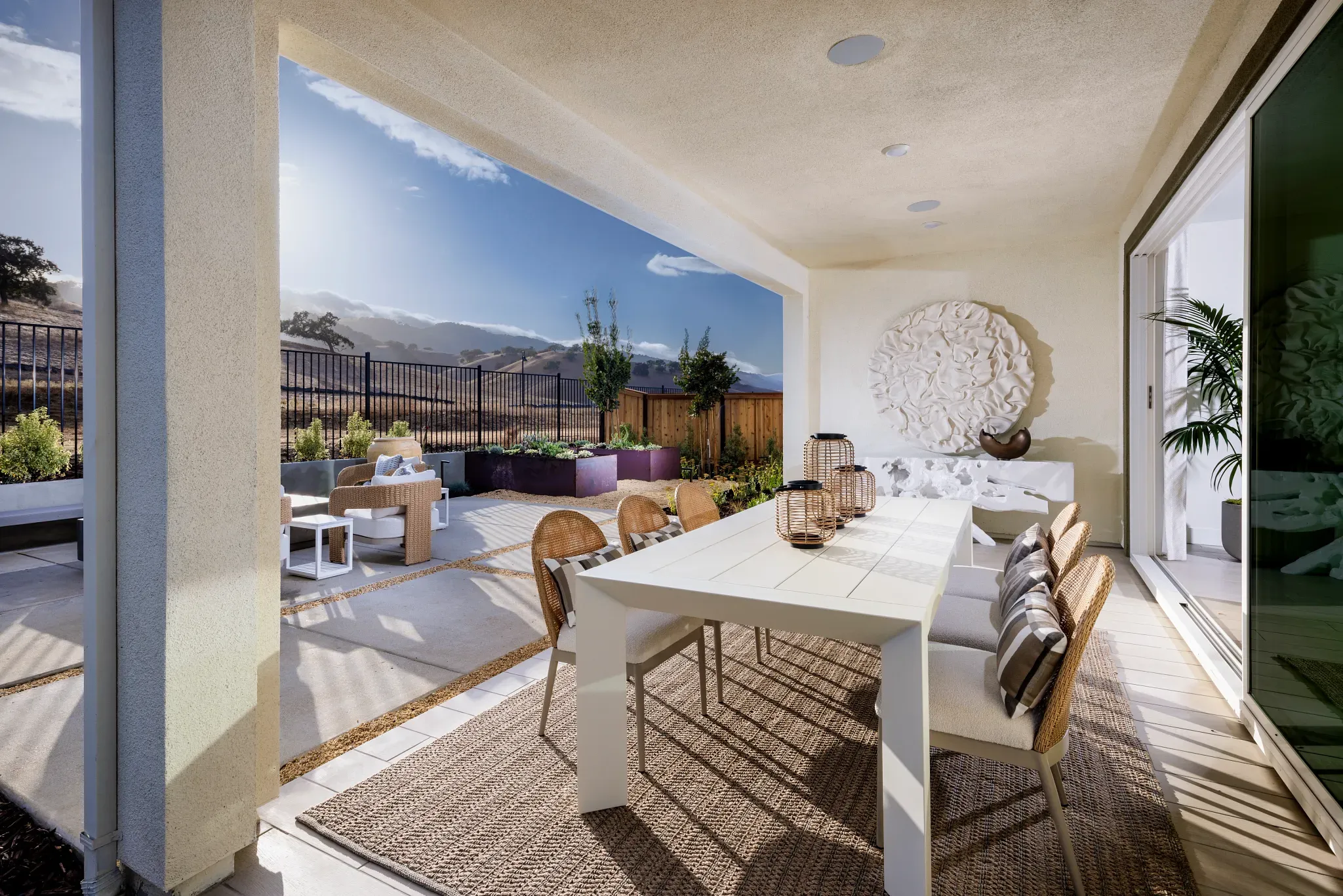 Covered Patio of the Dream Model Home