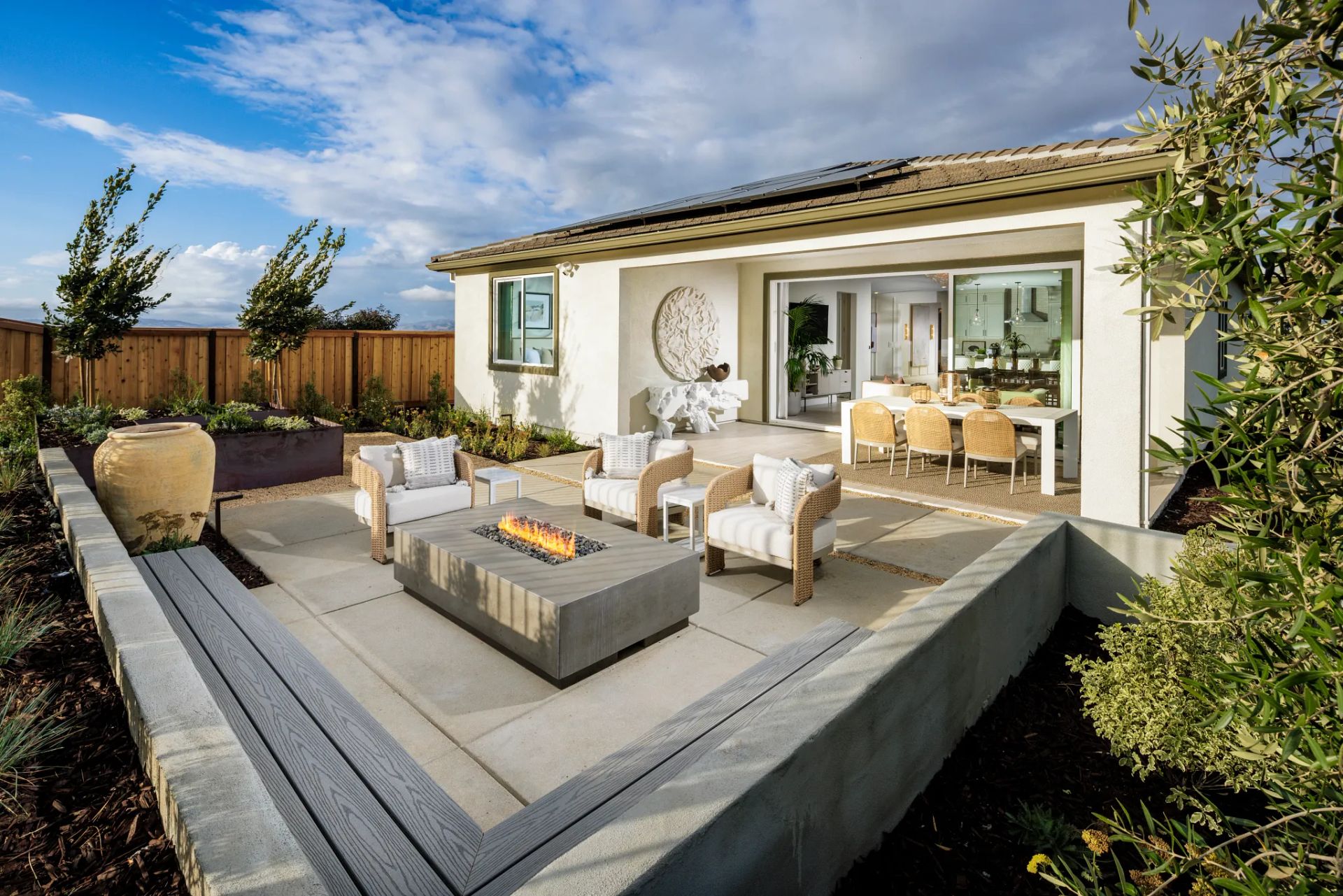 Outdoor Living of the Dream Model Home