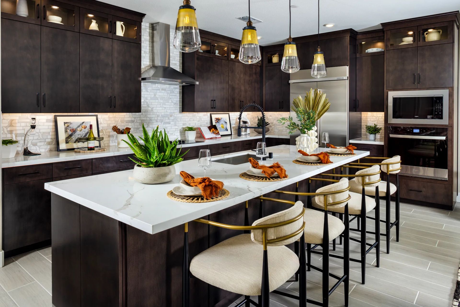 Kitchen of the Synergy II Model Home