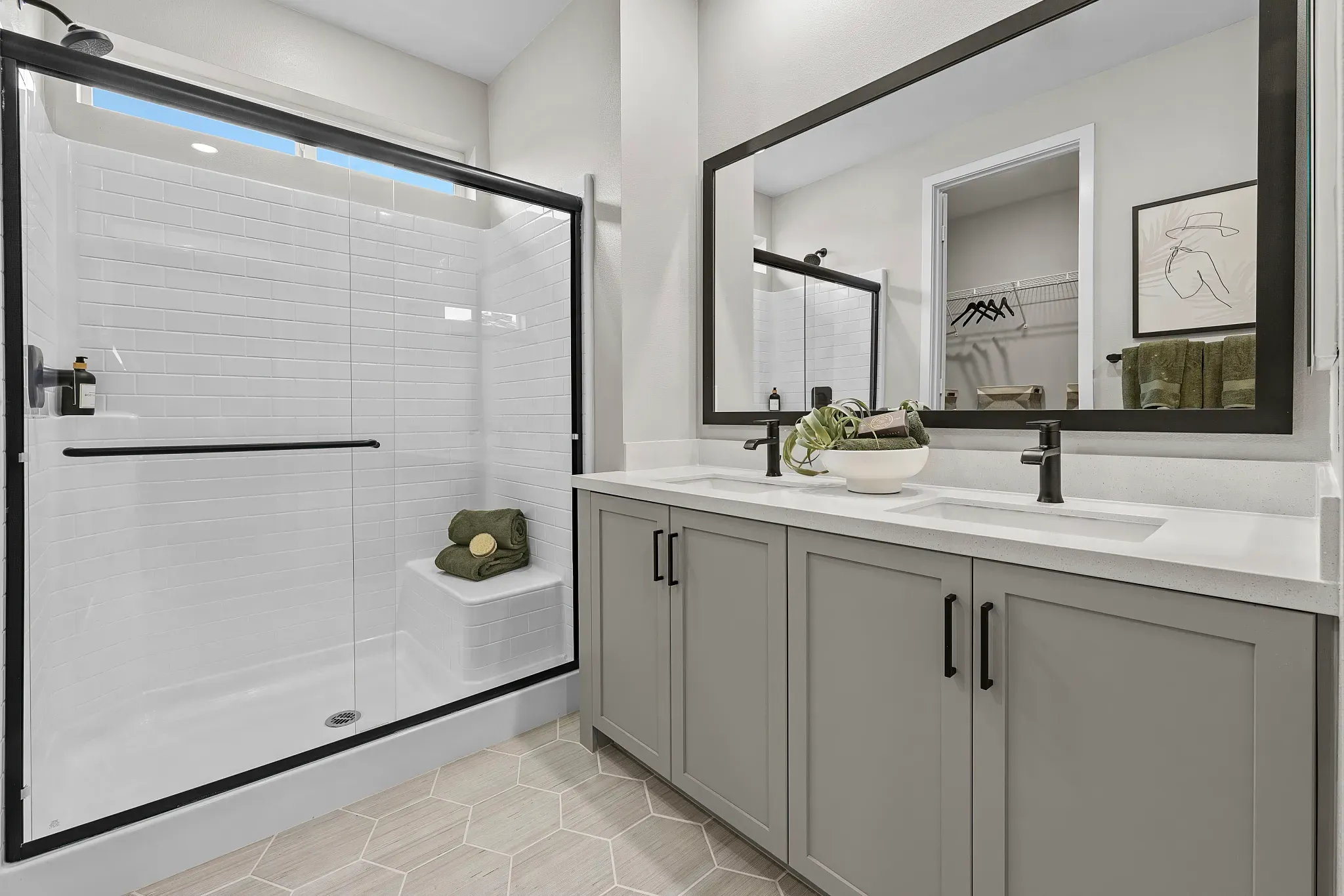 Plan 2 Model Primary Bathroom