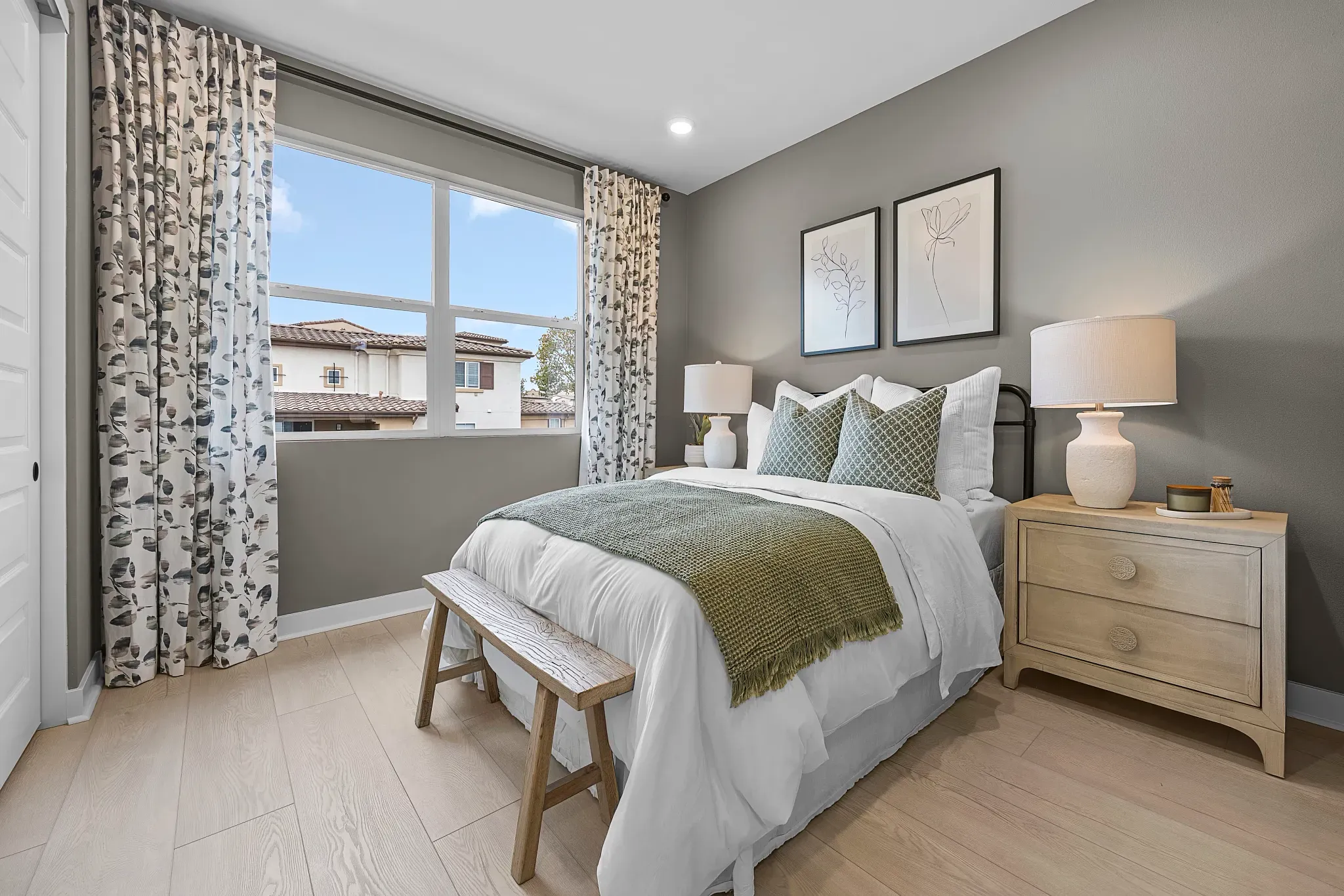 Plan 2 Model Guest Bedroom