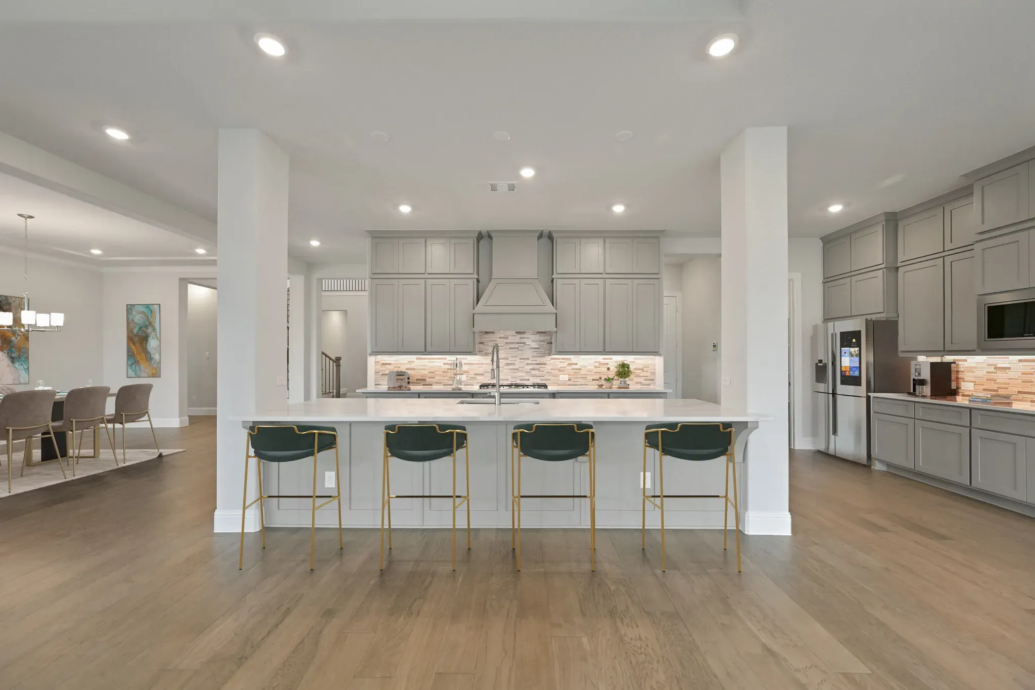 Plan 6060 Kitchen - Staged