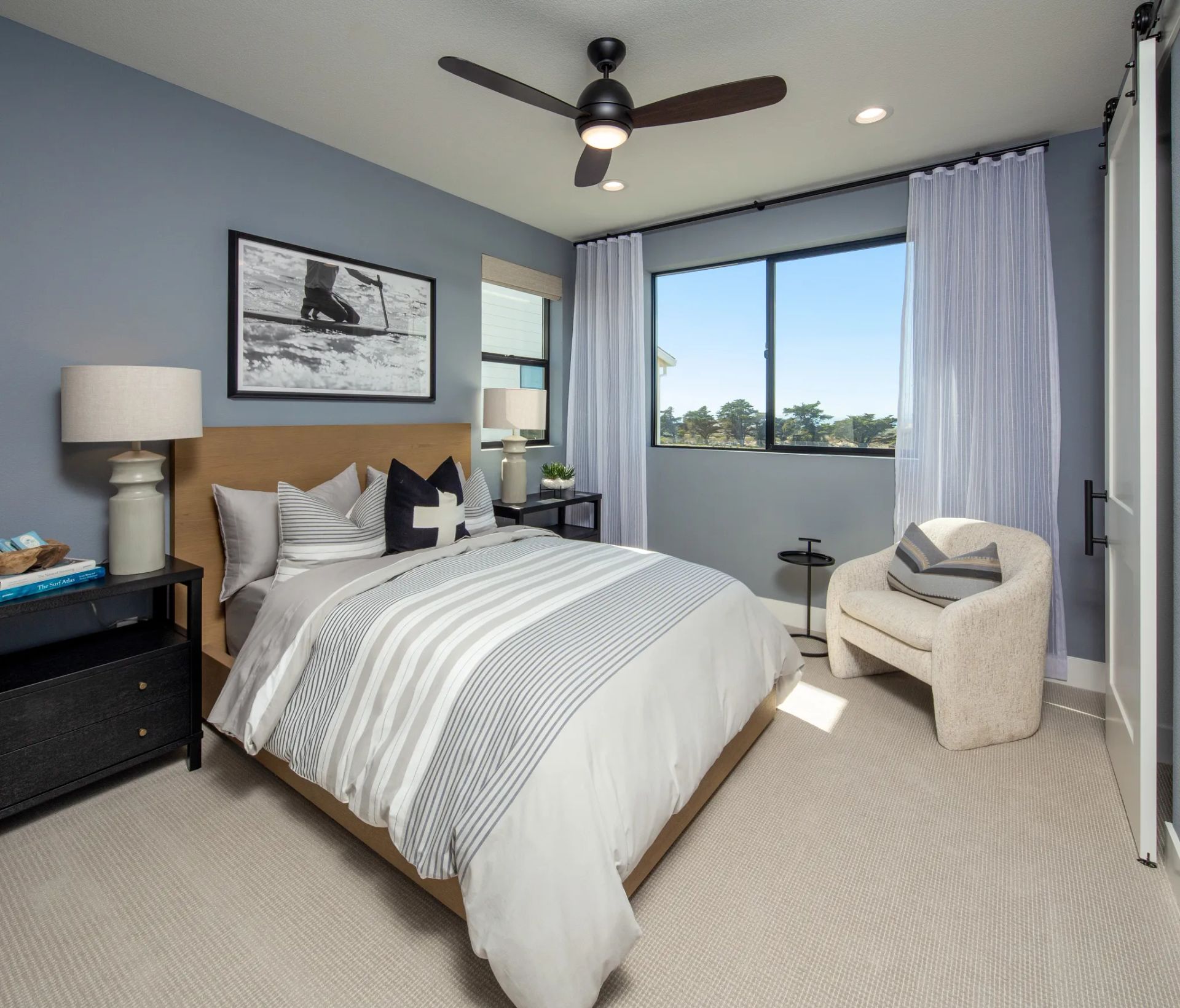 Sky House Plan 1X Model Bedroom