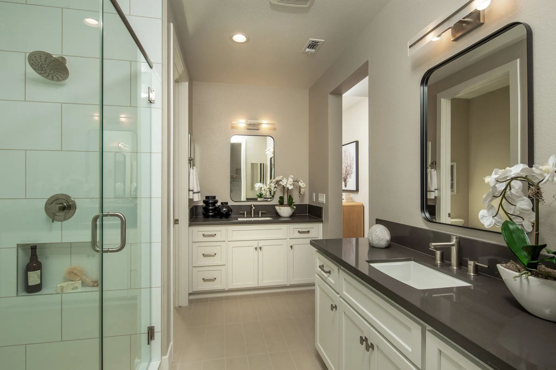 Sky House Plan 1X Model Primary Bathroom