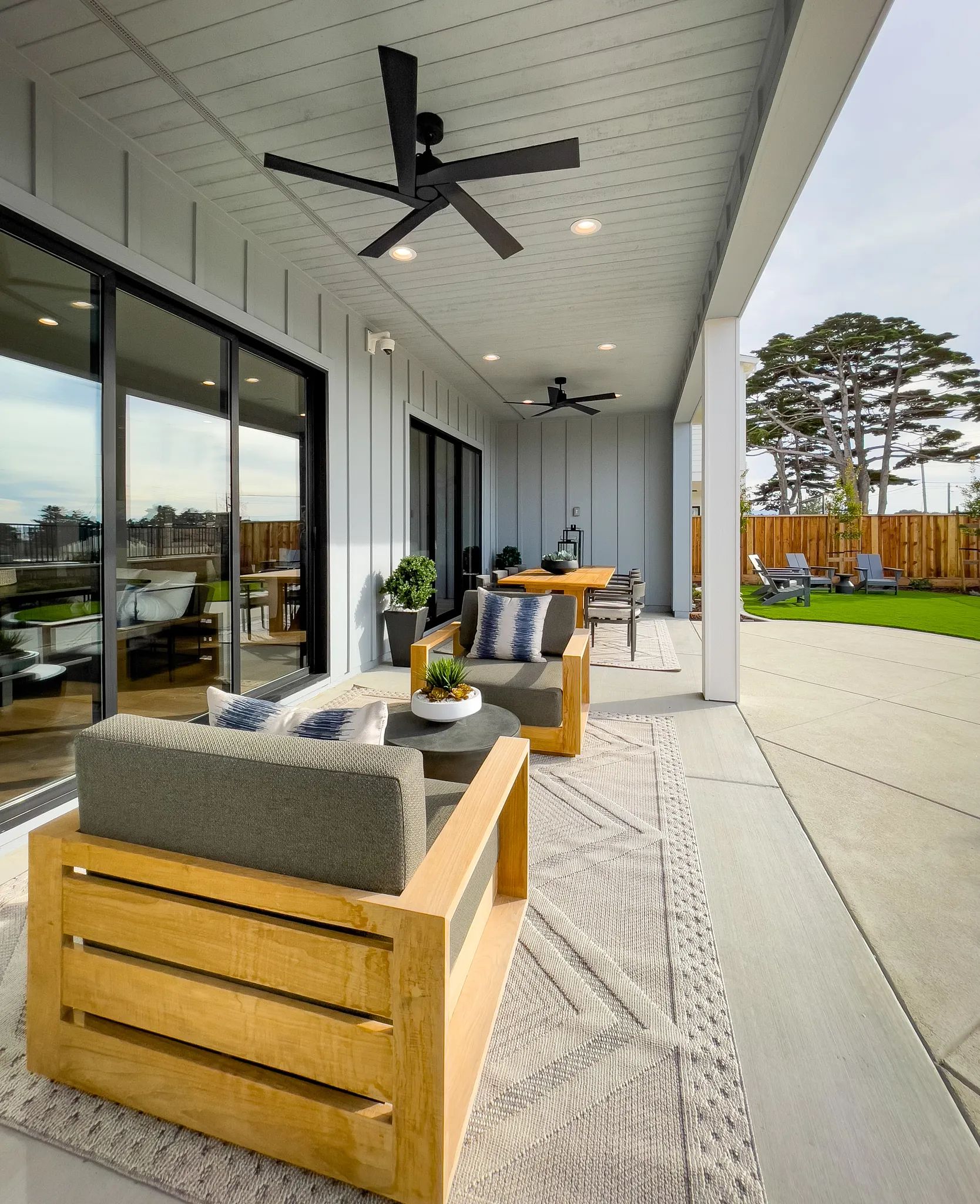 Sky House Plan 1X Model Outdoor Room