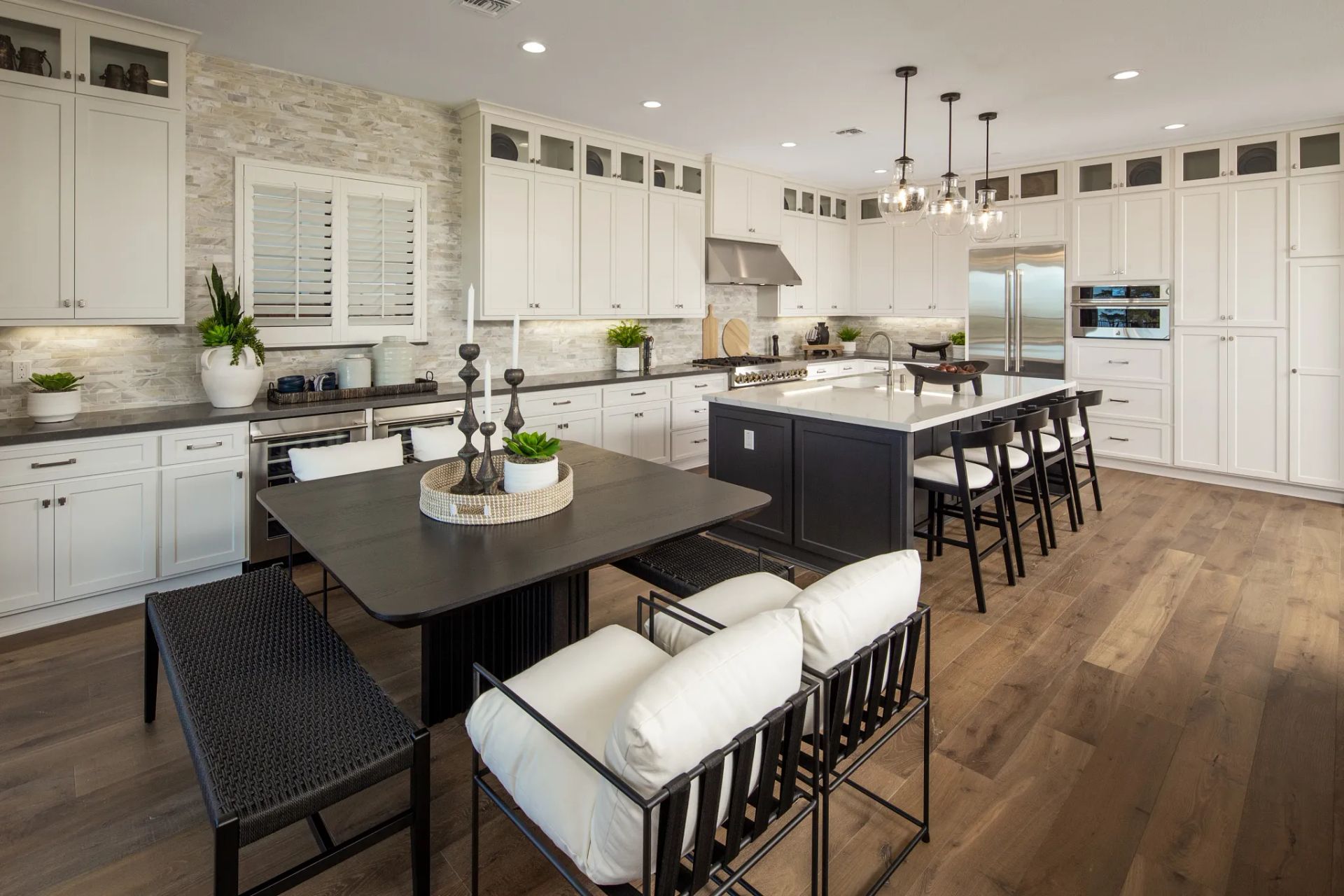 Sky House Plan 1X Model Dining & Kitchen