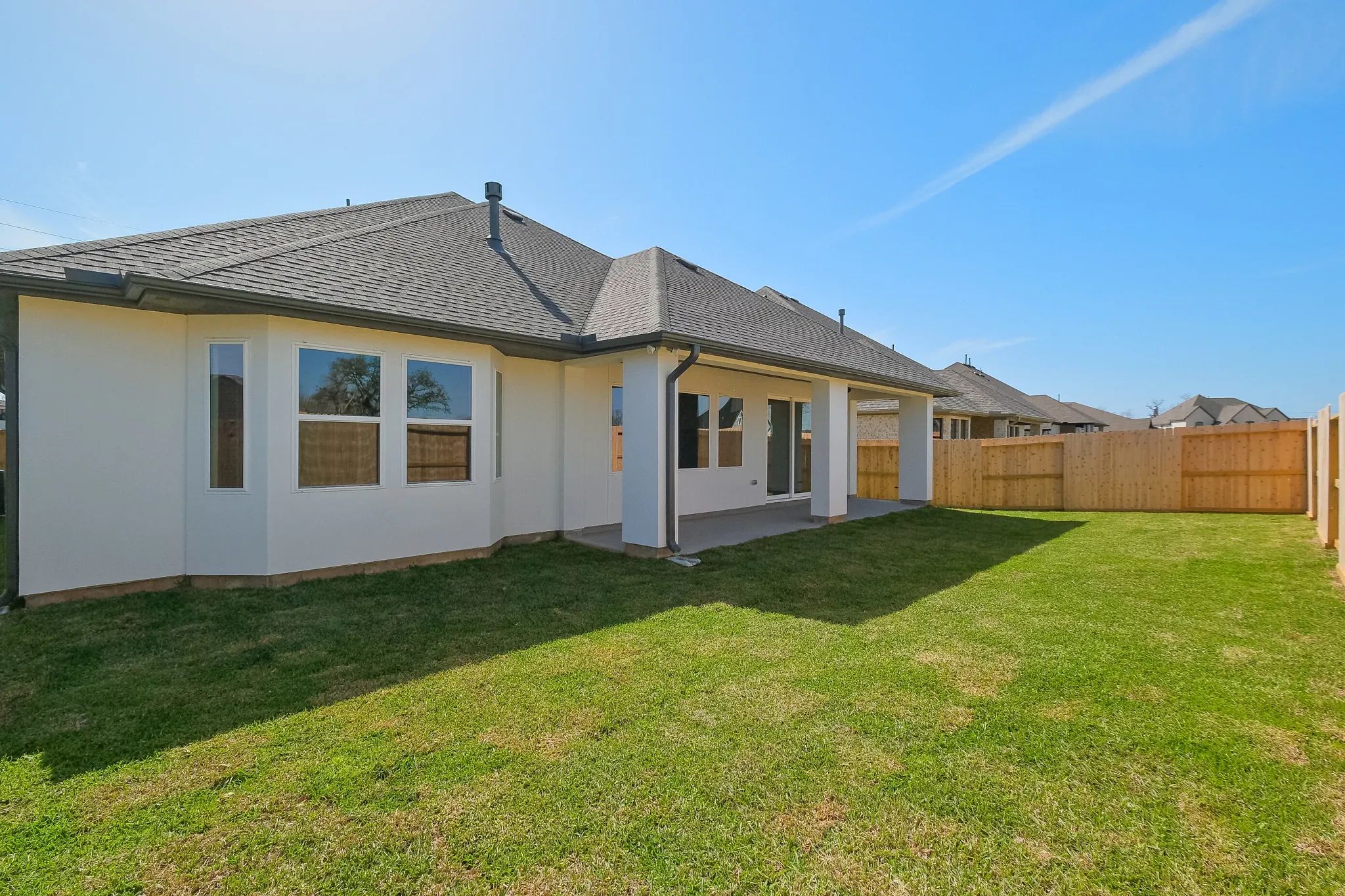 Homesite 4205 backyard