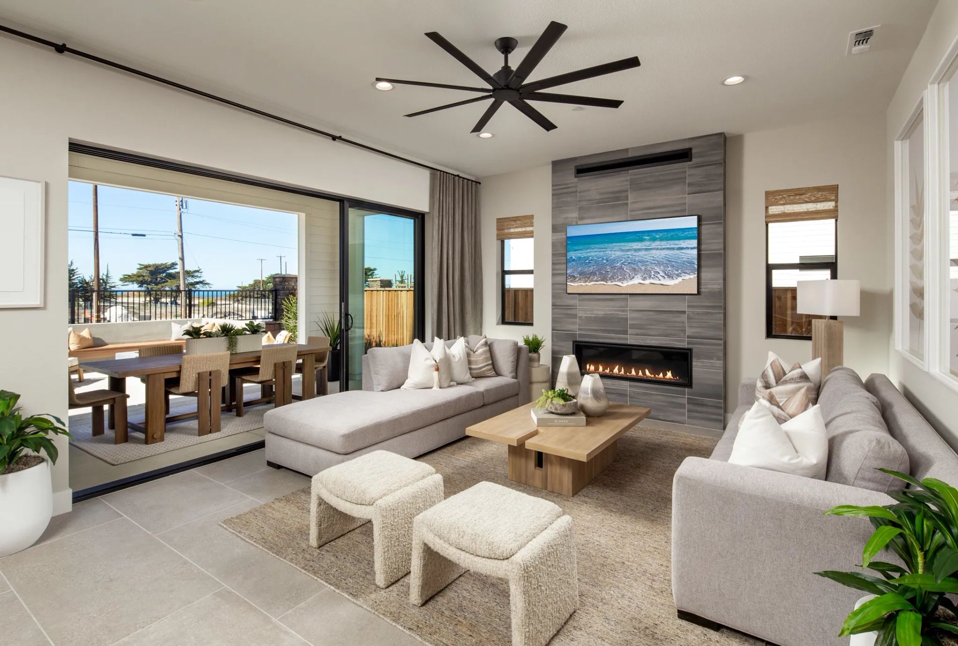 Light House Plan 2X Model Great Room