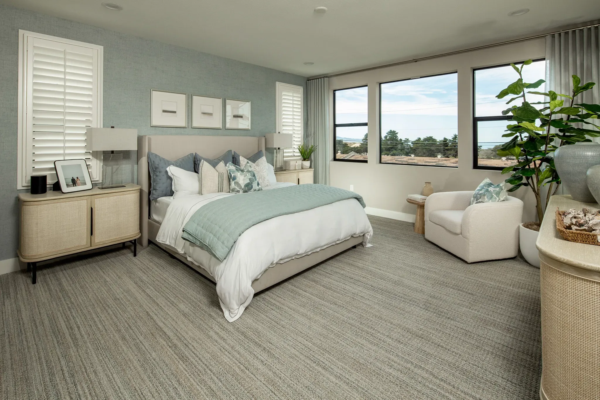 Light House Plan 3X Model Primary Bedroom