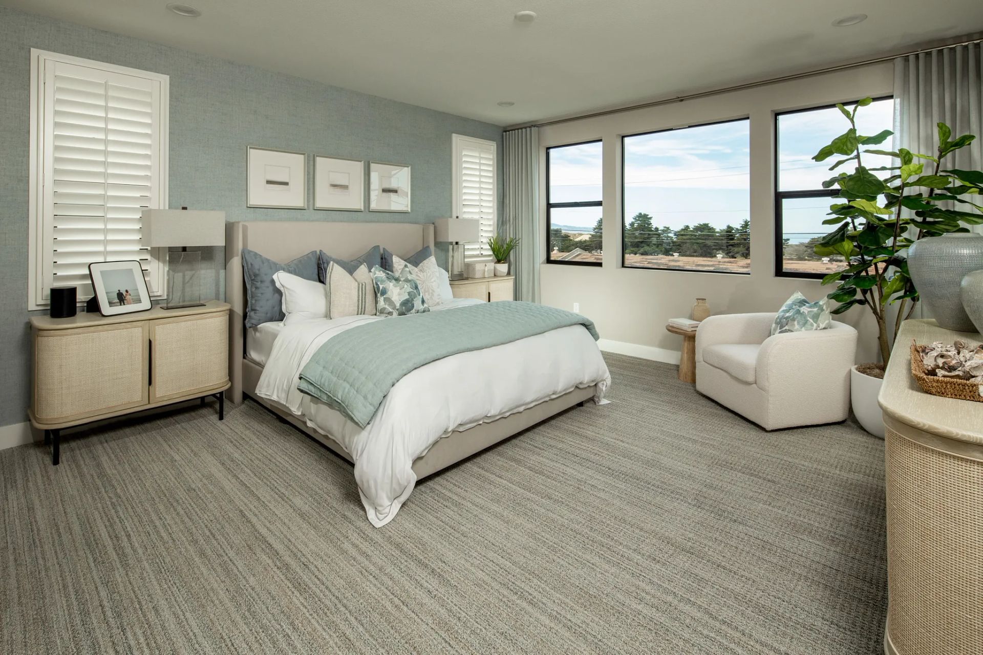 Light House Plan 3X Model Primary Bedroom