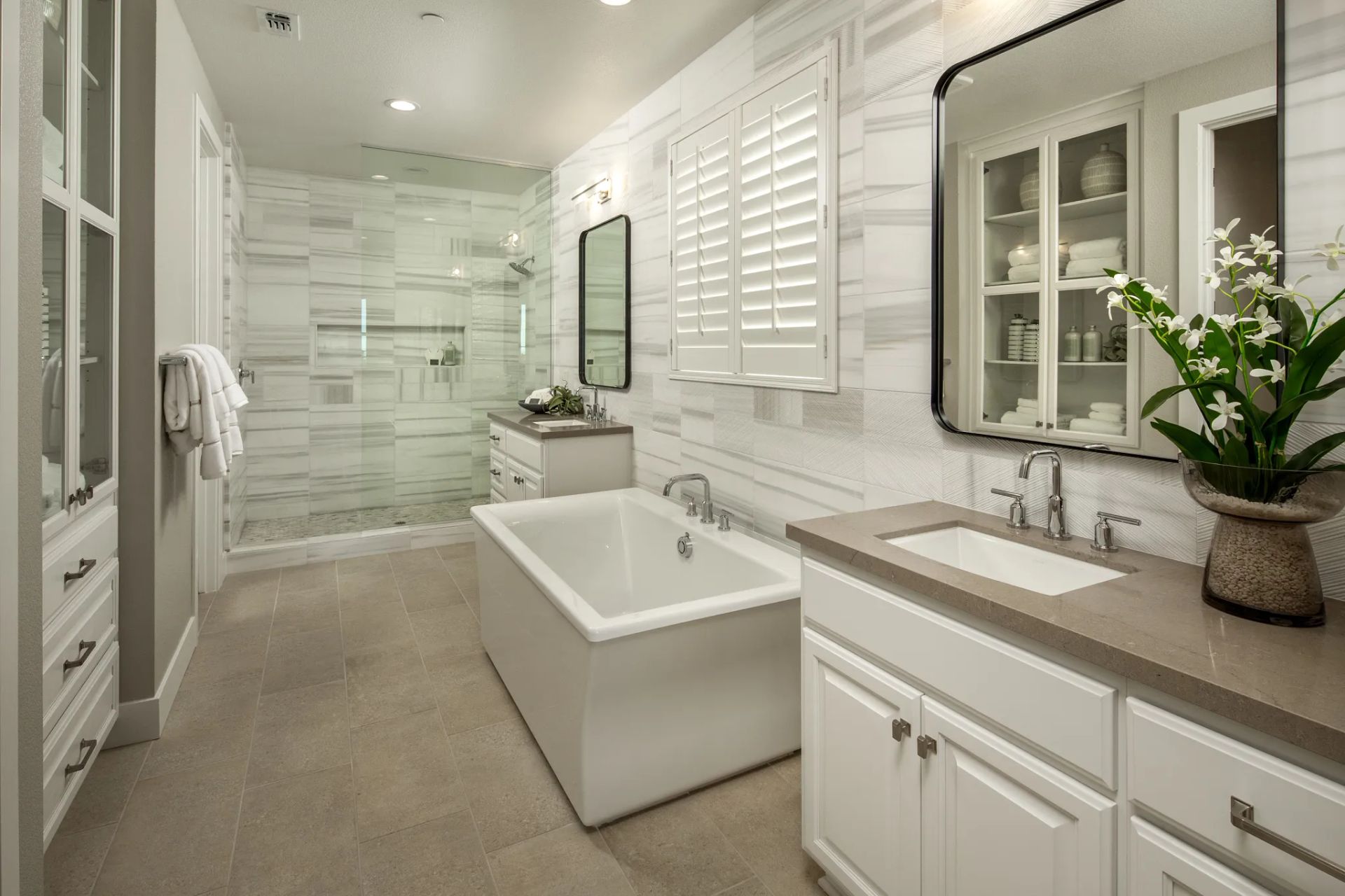 Light House Plan 3X Model Primary Bathroom