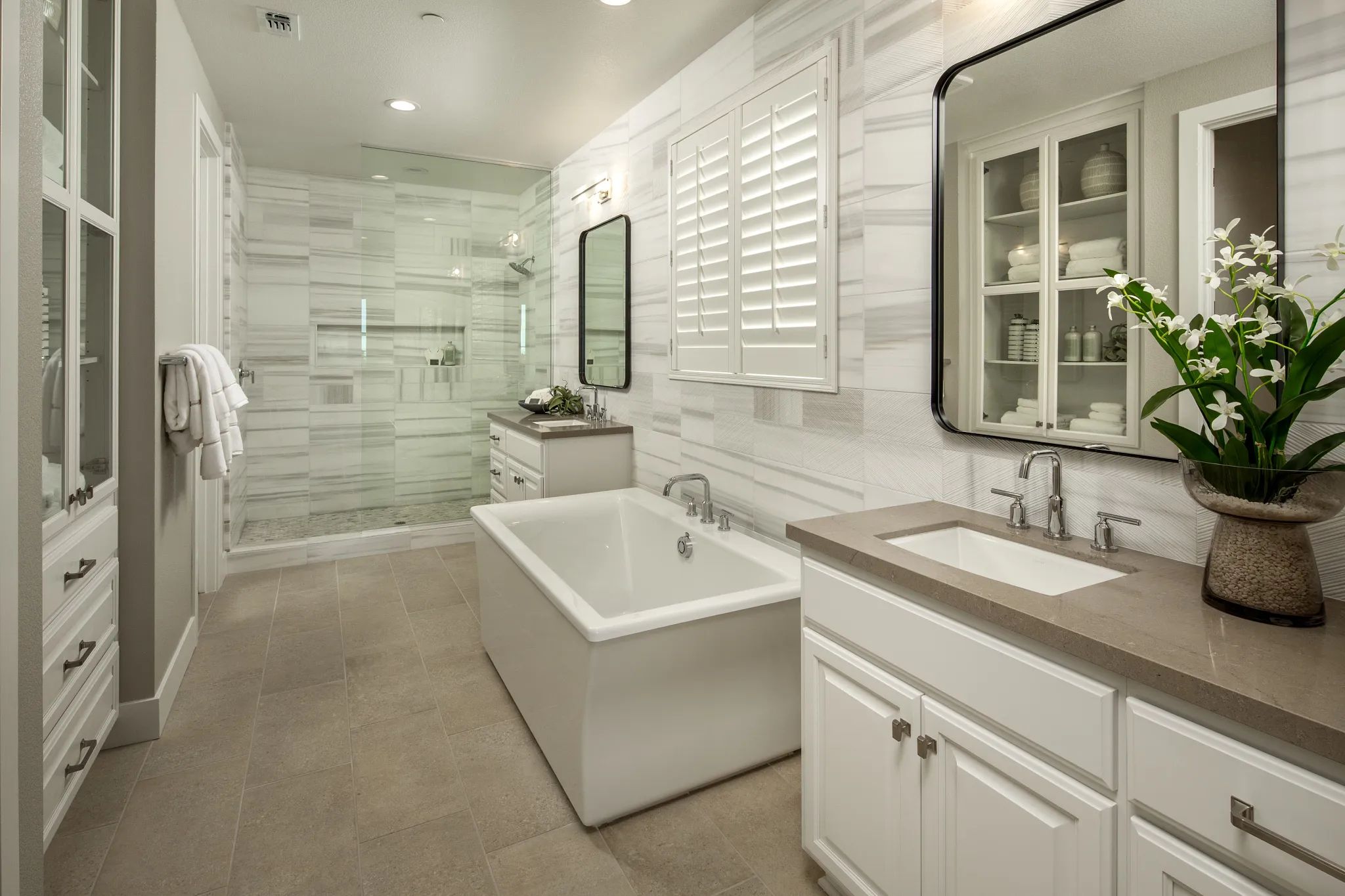 Light House Plan 3X Model Primary Bathroom