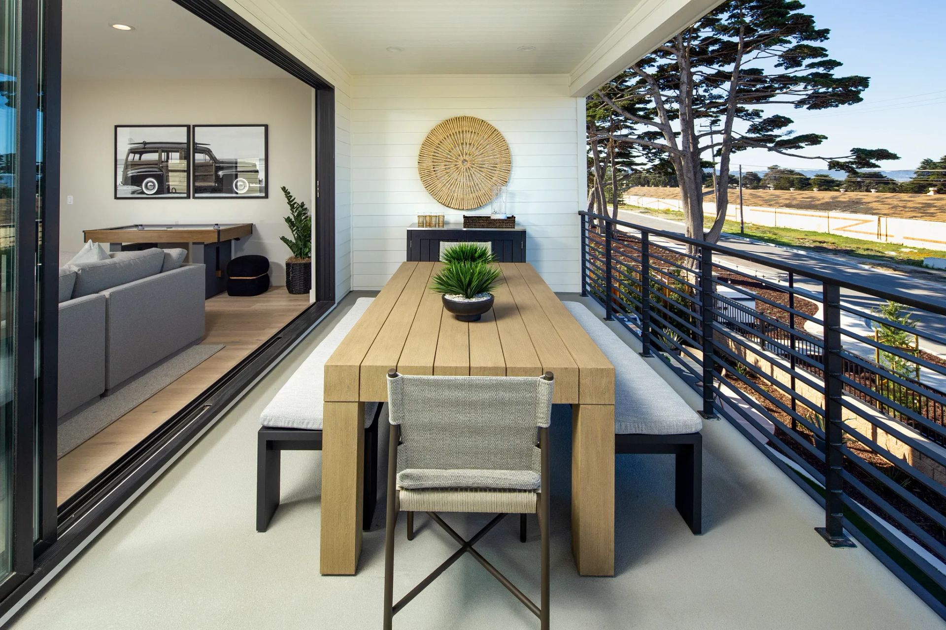 Sky House Plan 3X Model Balcony
