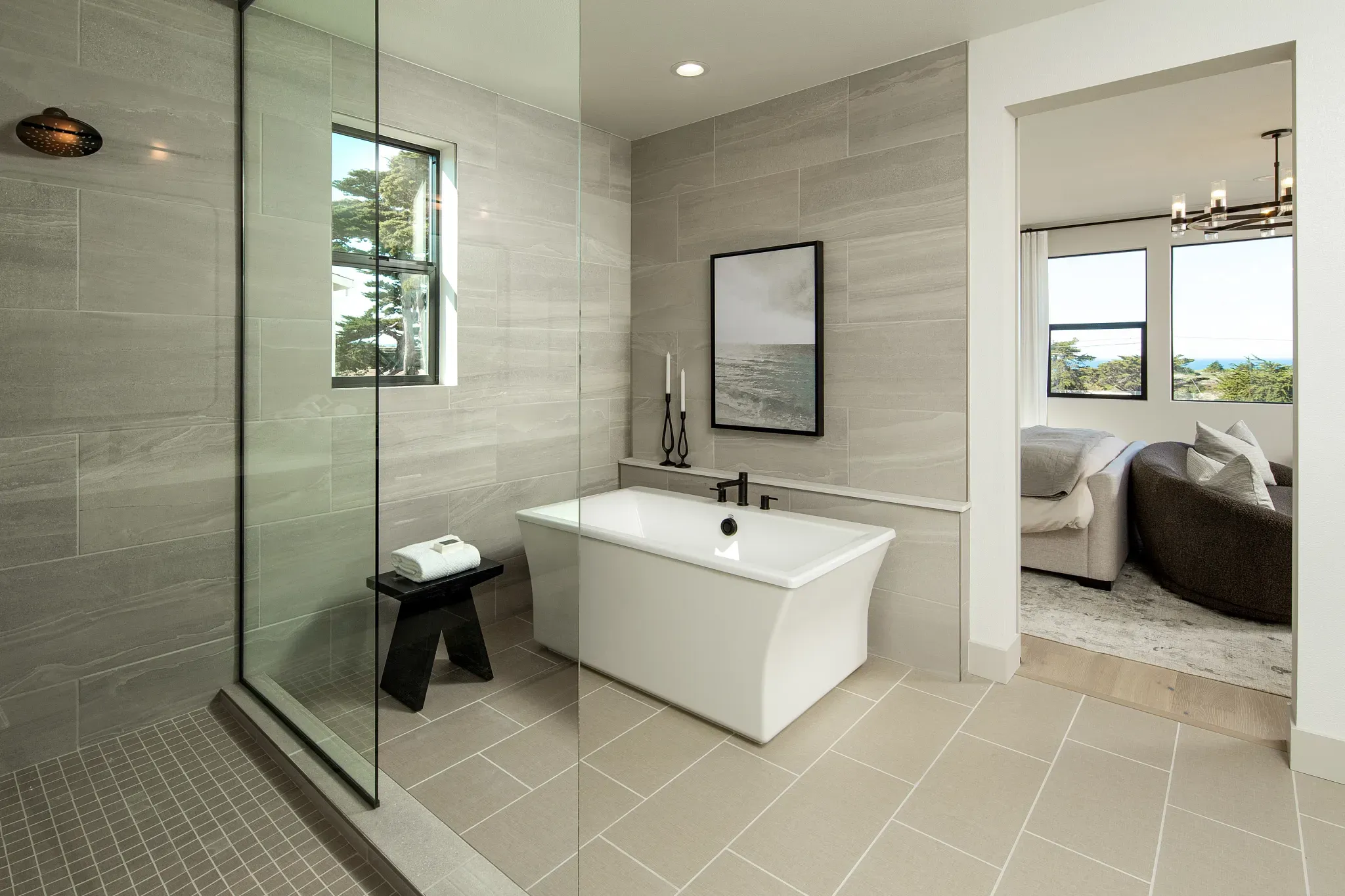 Sky House Plan 3X Model Primary Bathroom