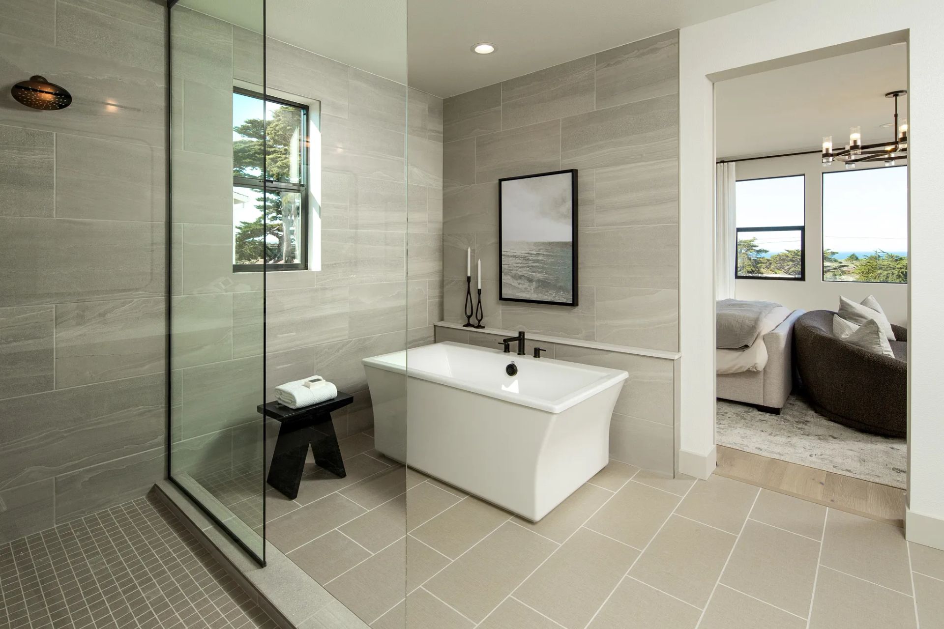 Sky House Plan 3X Model Primary Bathroom