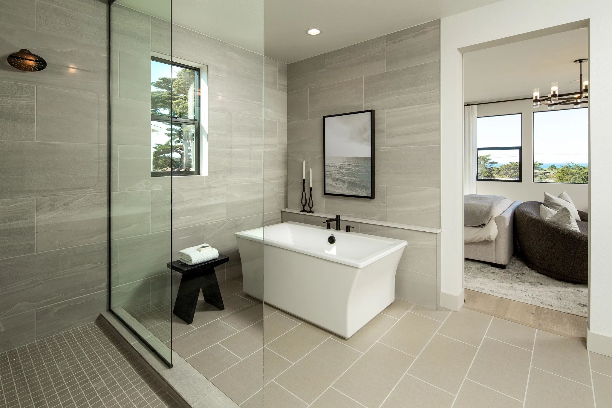 Sky House Plan 3X Model Primary Bathroom