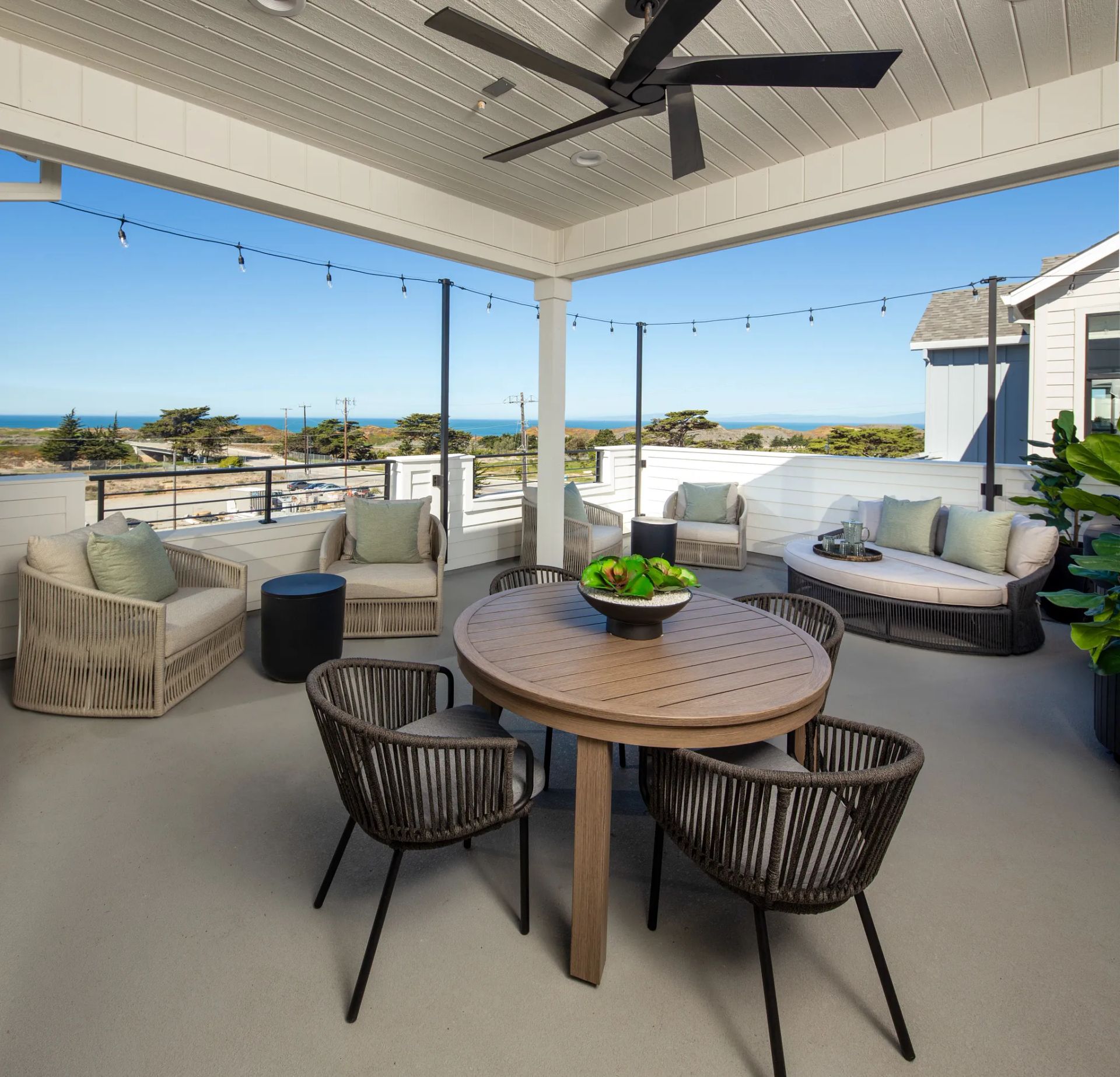 Sky House Plan 3X Model Rooftop Deck