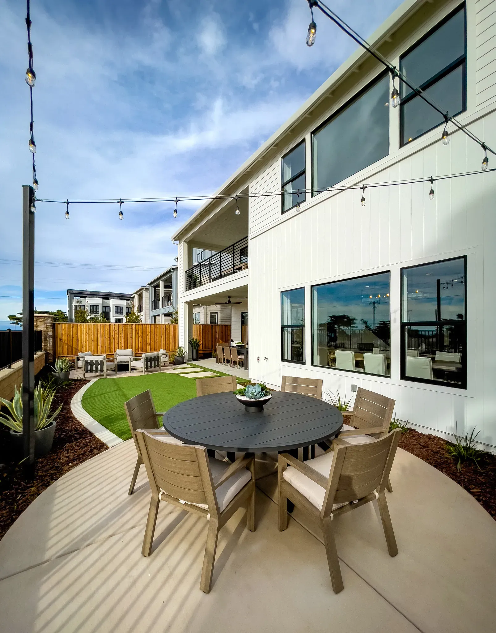Sky House Plan 3X Model Backyard