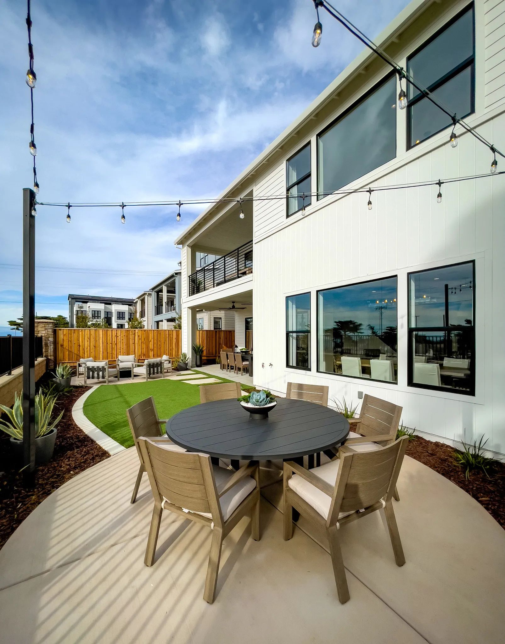 Sky House Plan 3X Model Backyard